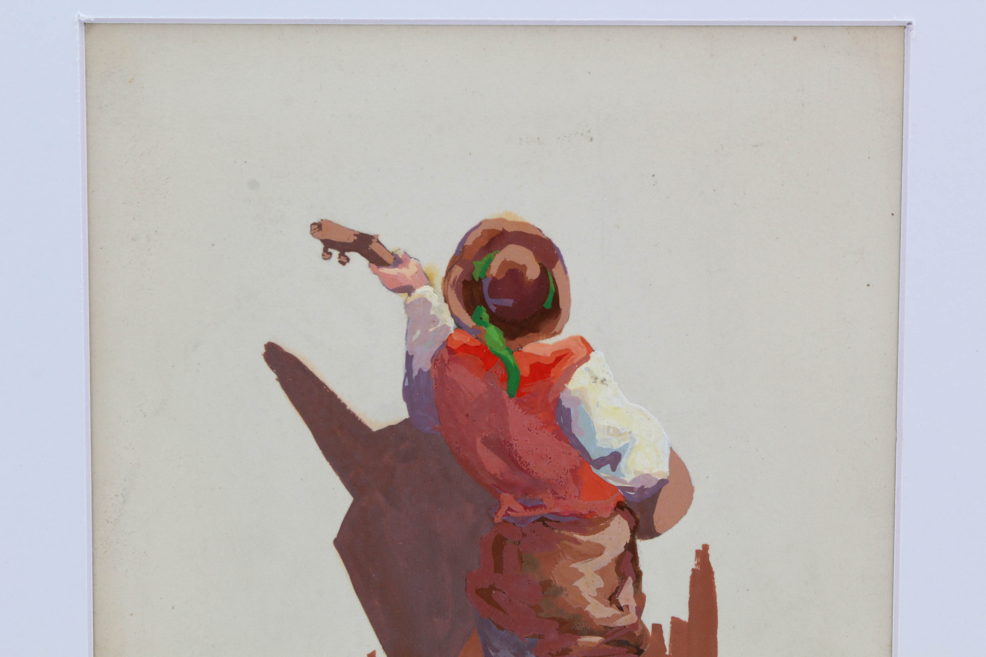 Oil Painting of Troubadour