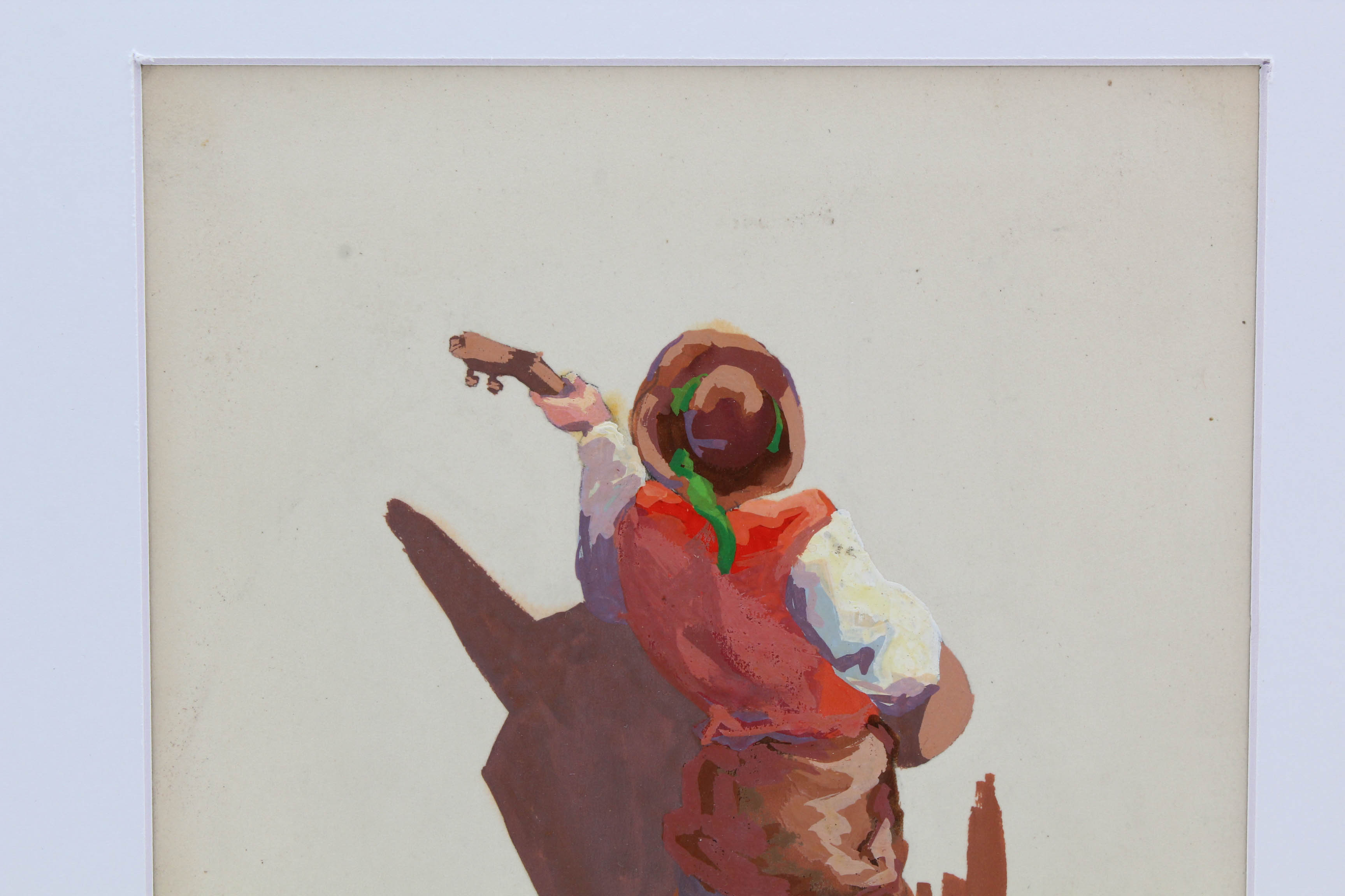 Oil Painting of Troubadour