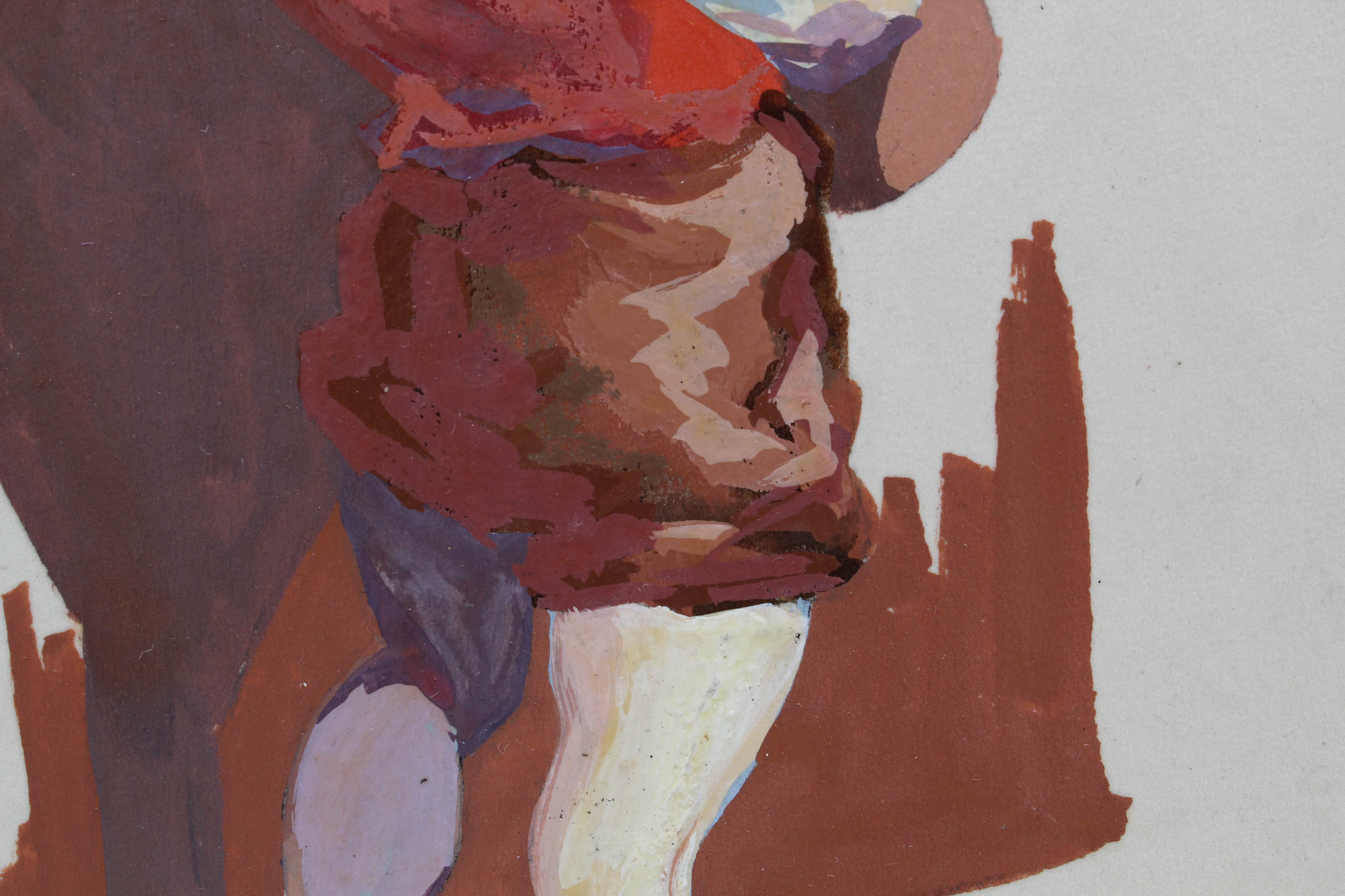 Oil Painting of Troubadour