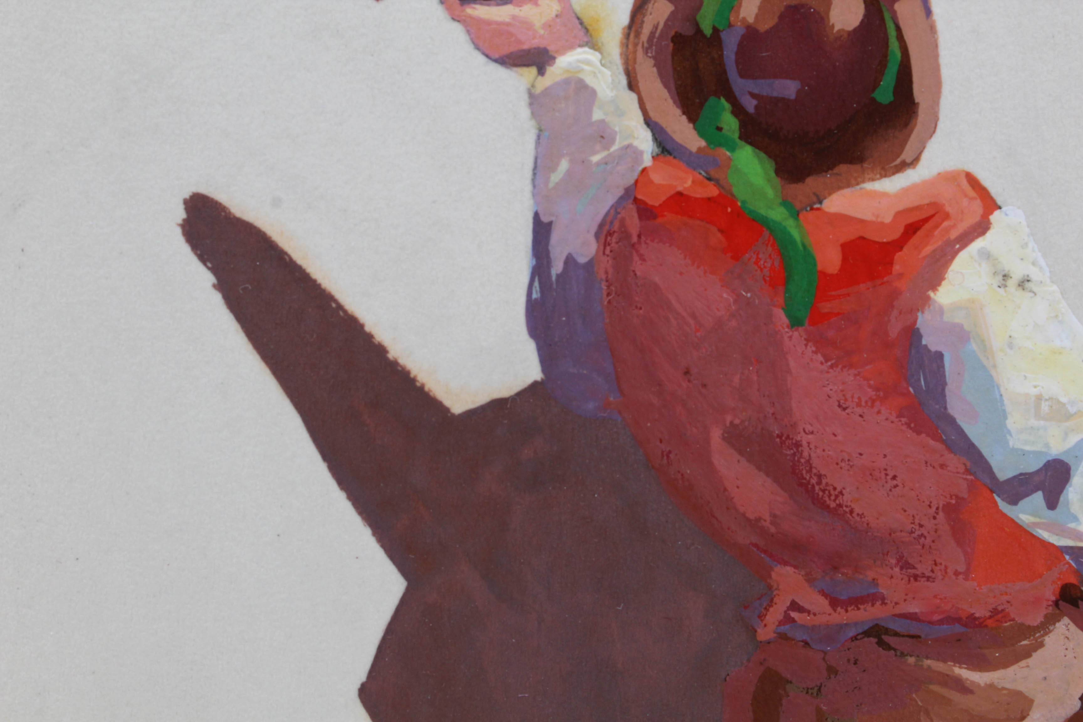 Oil Painting of Troubadour