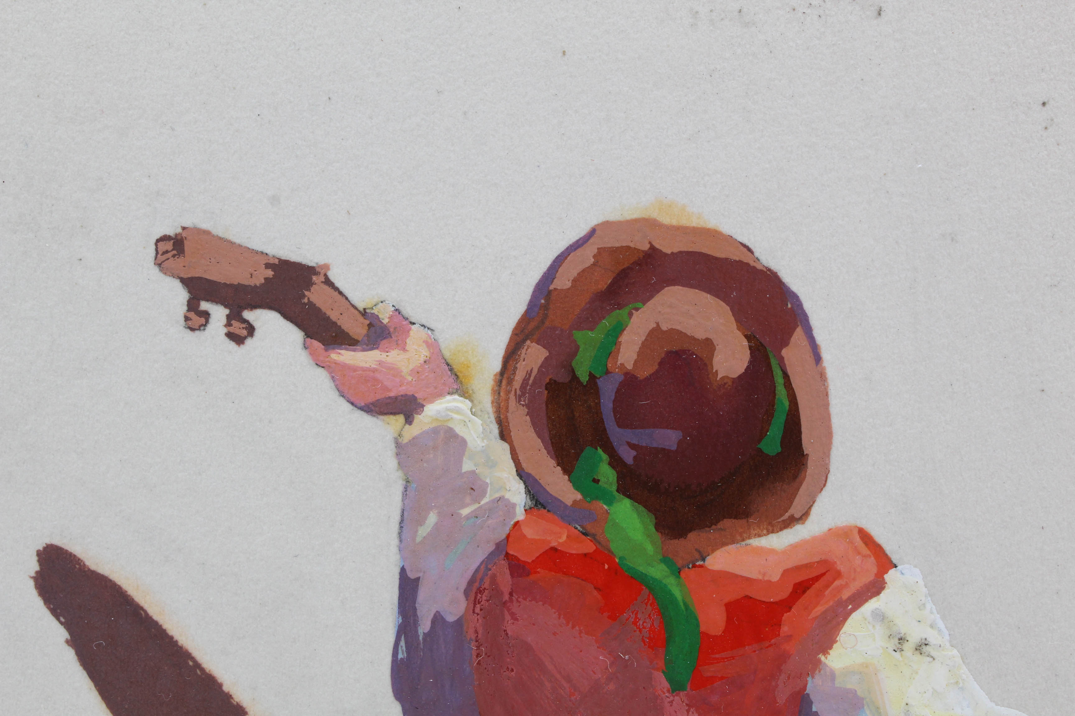 Oil Painting of Troubadour