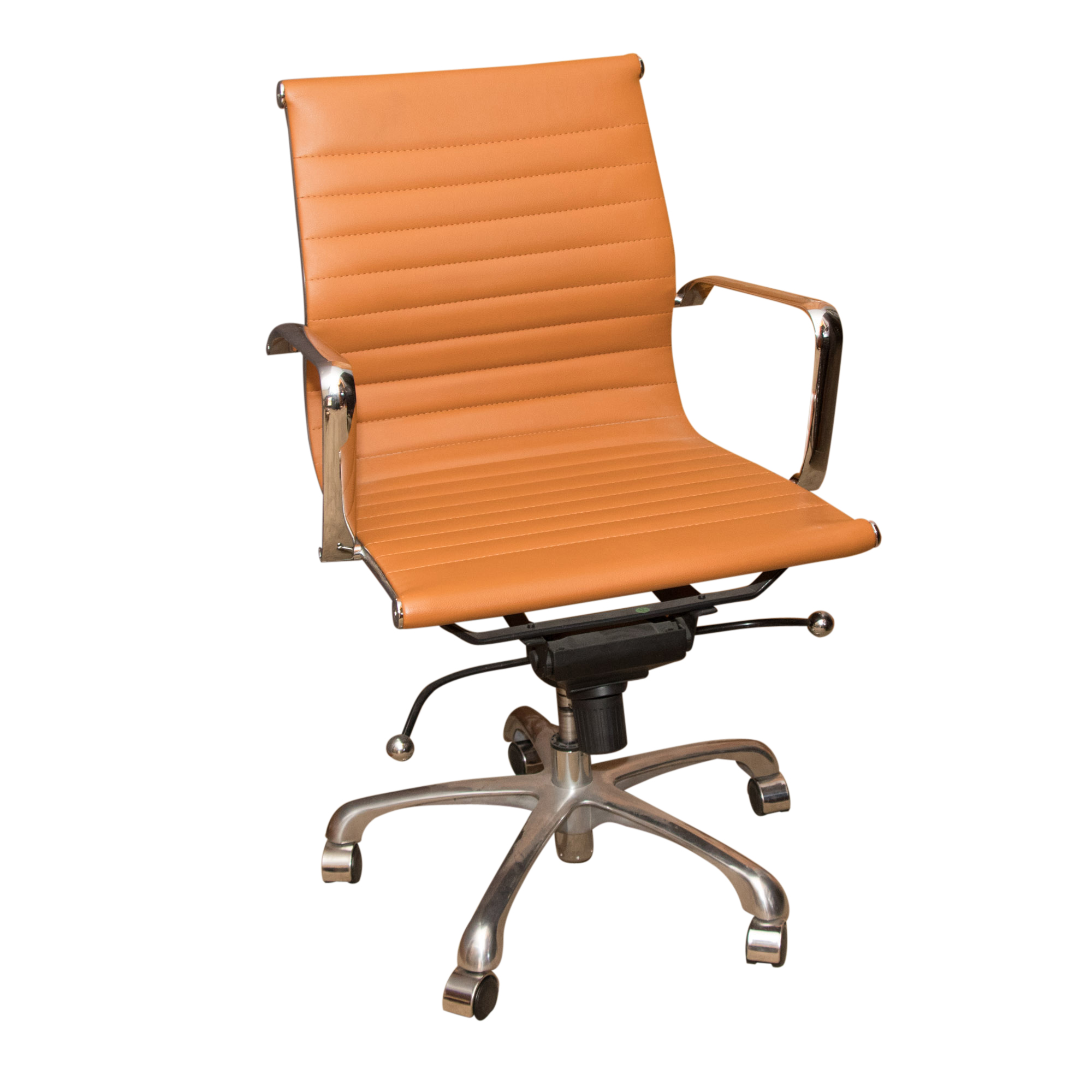 Vintage Burnt Orange Office Chair EBTH