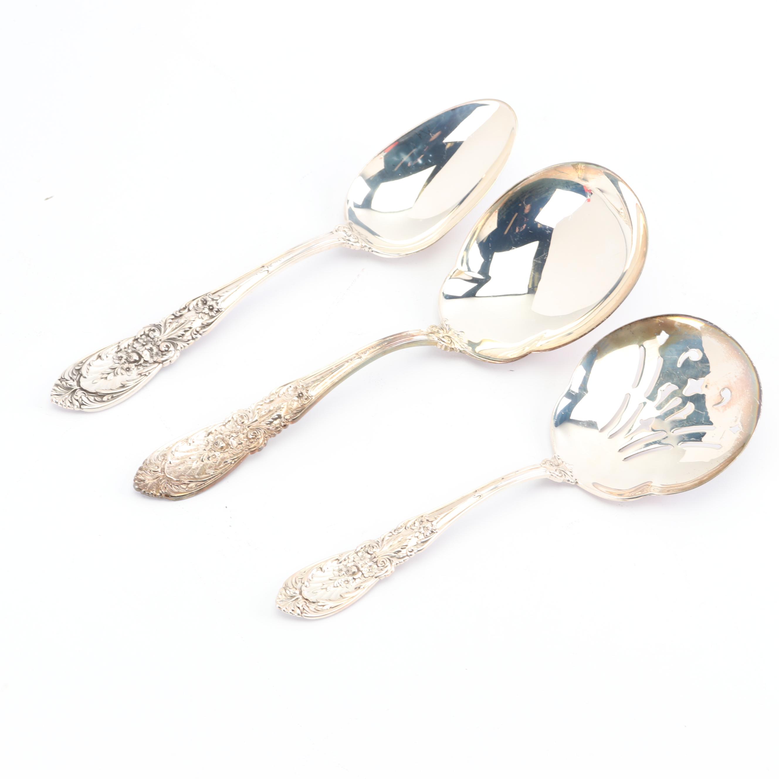 International Silver Co. "Richelieu" Sterling Silver Serving Utensils