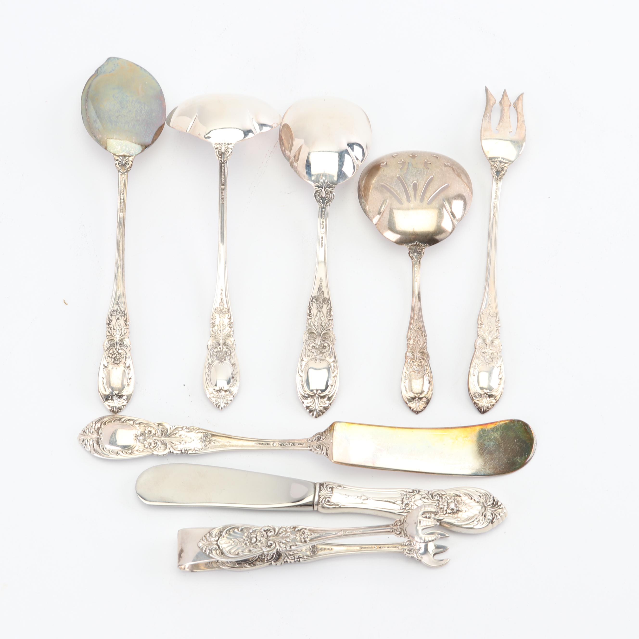 International Silver Co. "Richelieu" Sterling Silver Serving Utensils