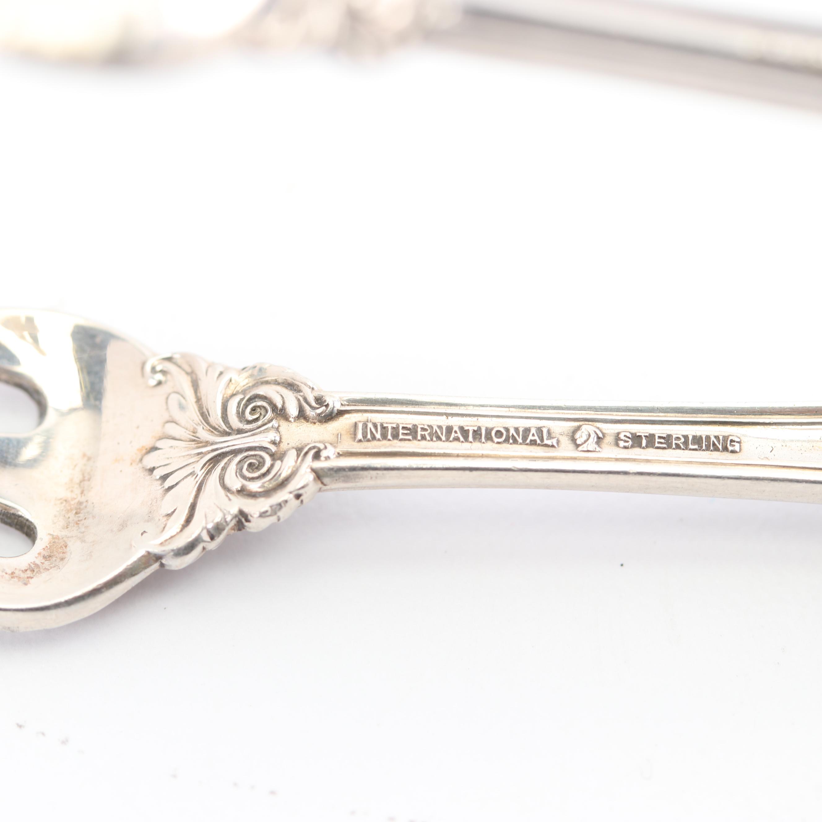 International Silver Co. "Richelieu" Sterling Silver Serving Utensils