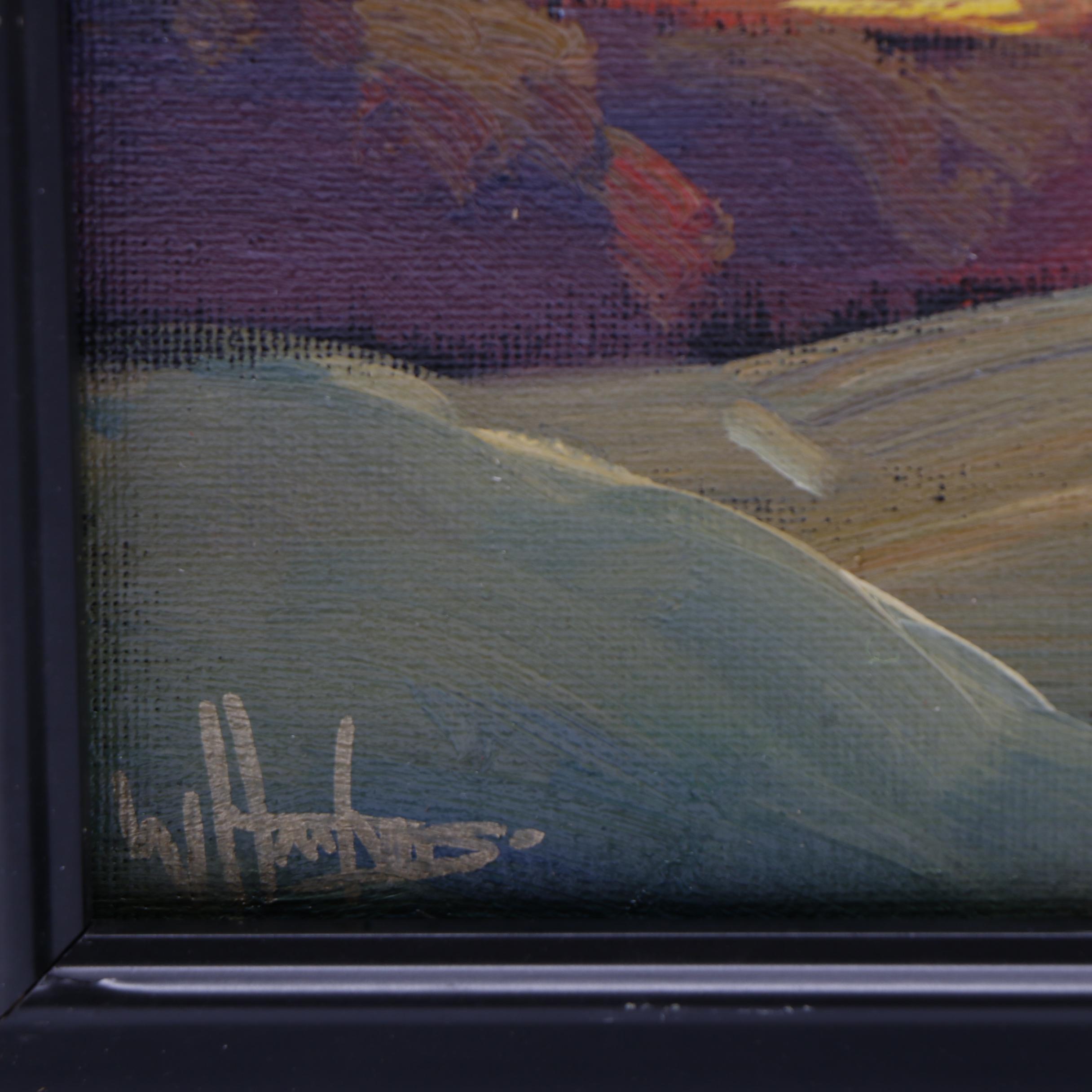 William Hawkins Oil Landscape Painting