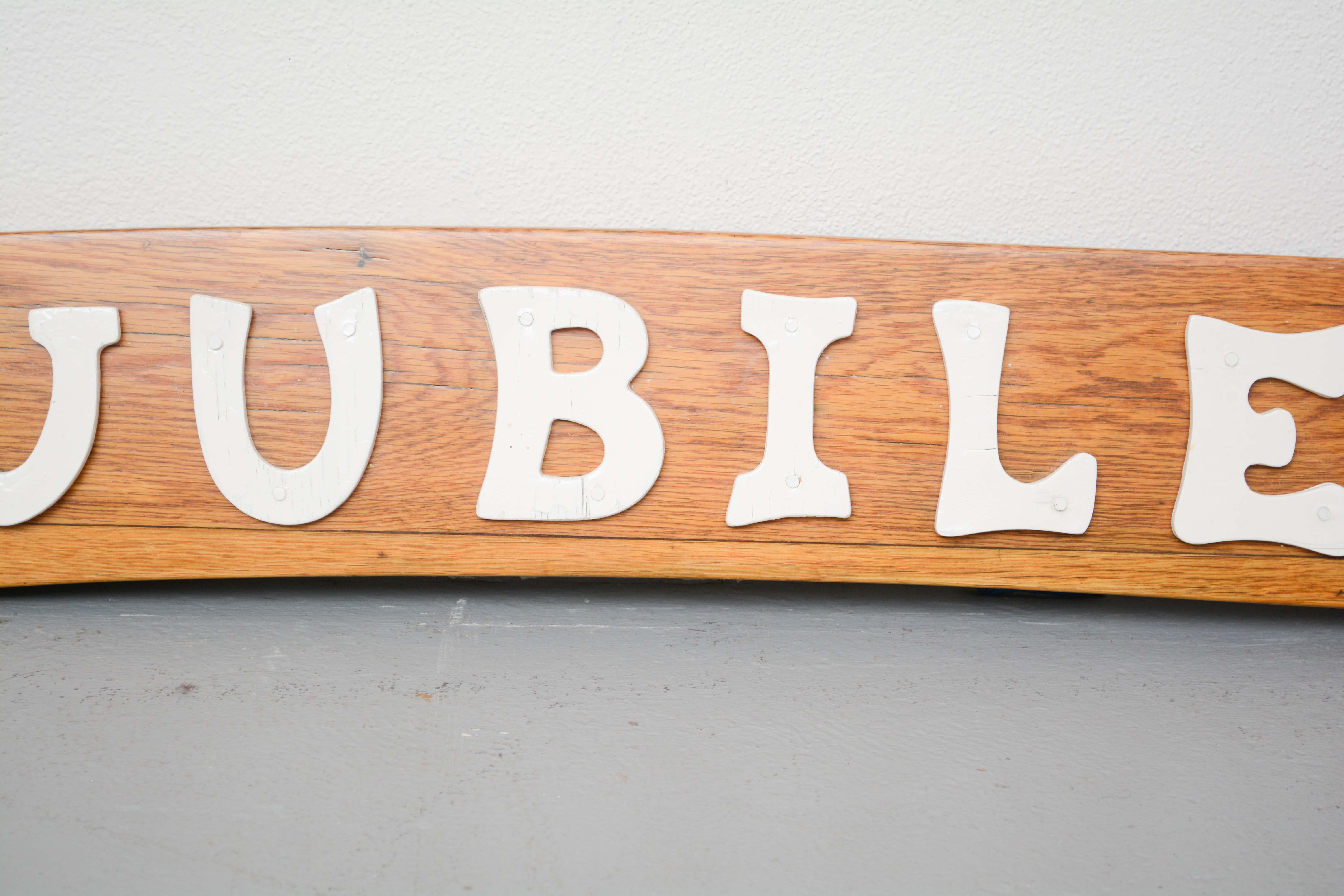 Jubilee Boat Plaque from Estate of Jack Bradley