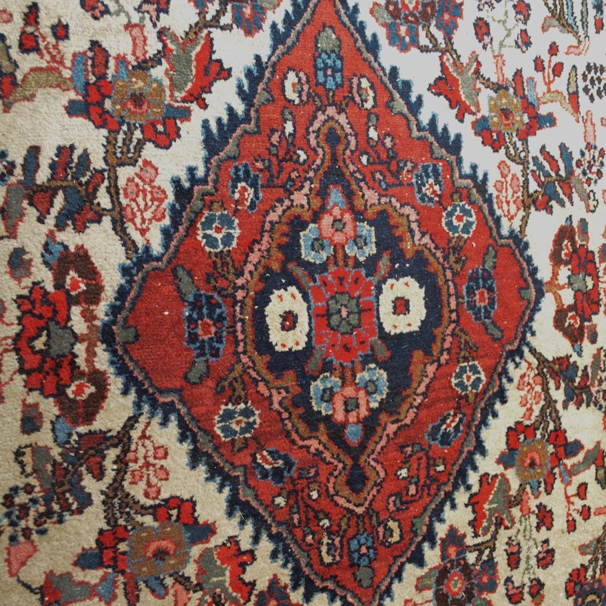 Hand-Knotted Persian Wool Room Sized Rug