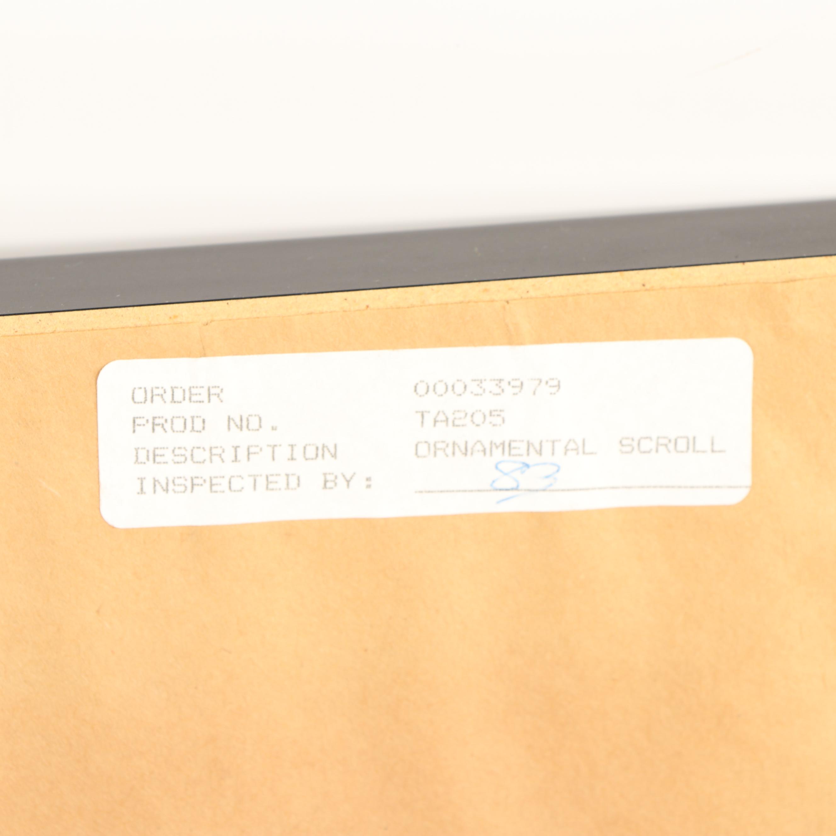 Offset Lithographs of Scroll Designs