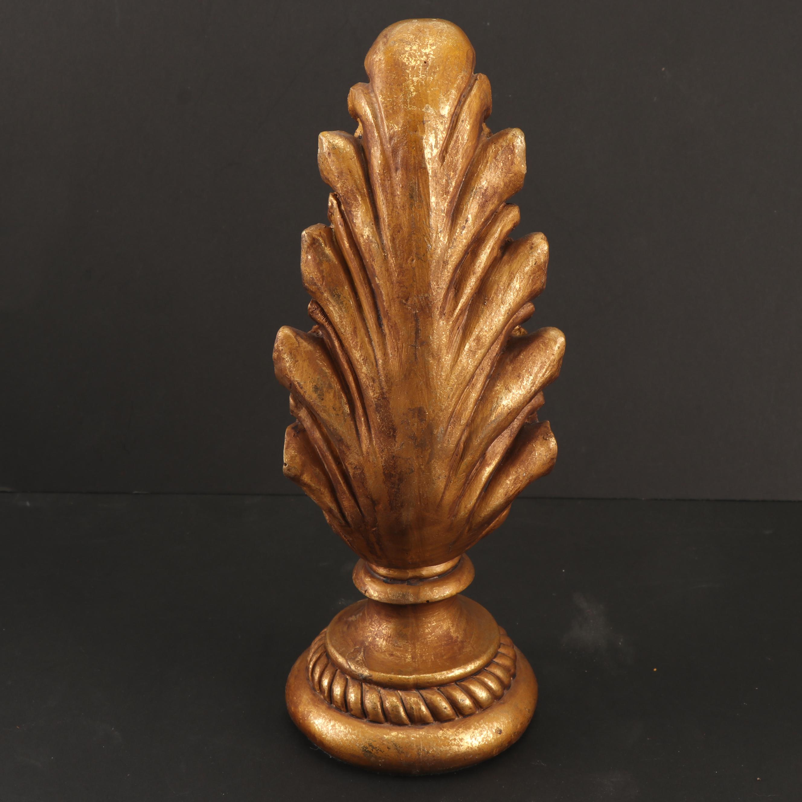 Austin Productions Glass Hurricane with Decorative Finials