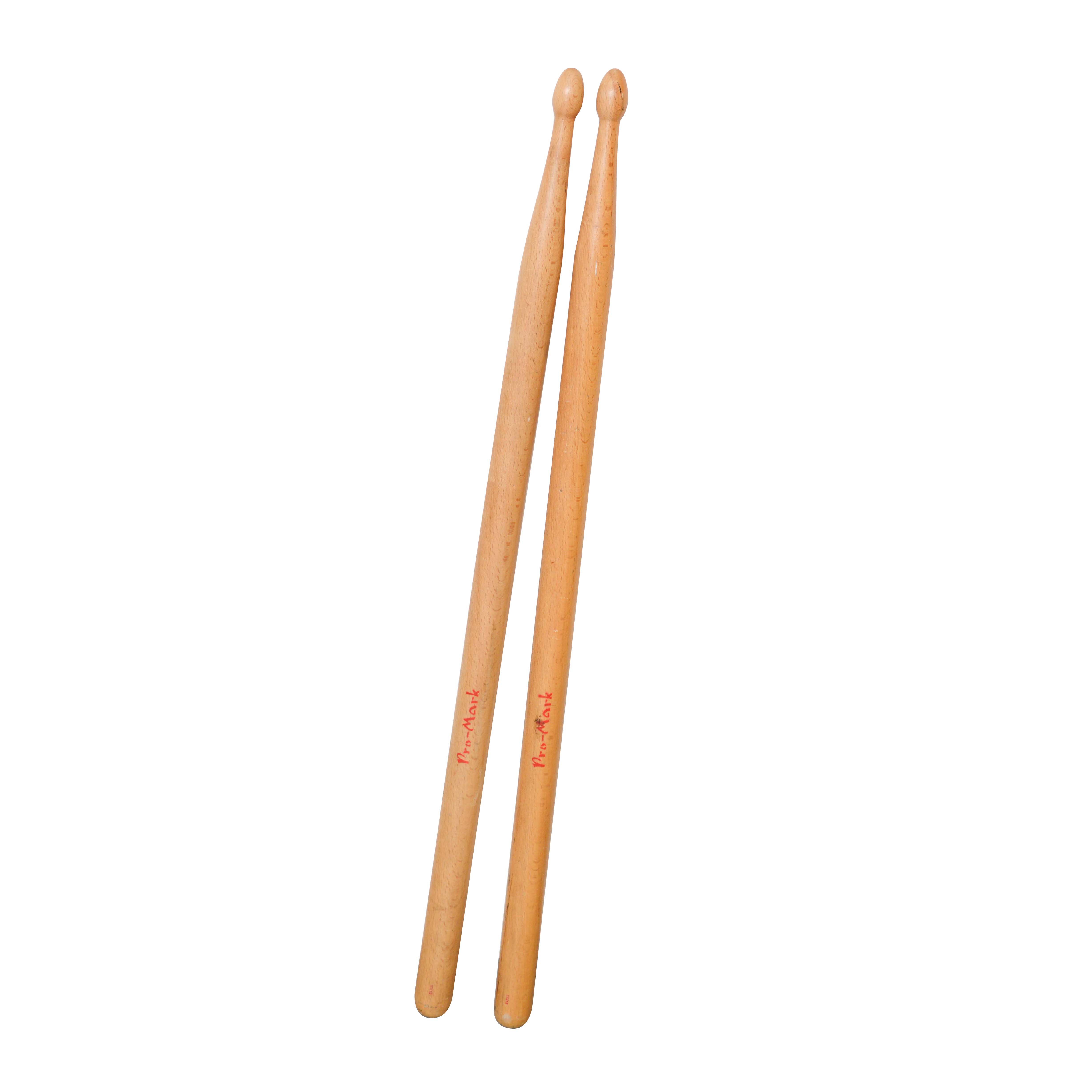 Pair of Oversized Novelty Drumsticks from Estate of Jack Bradley