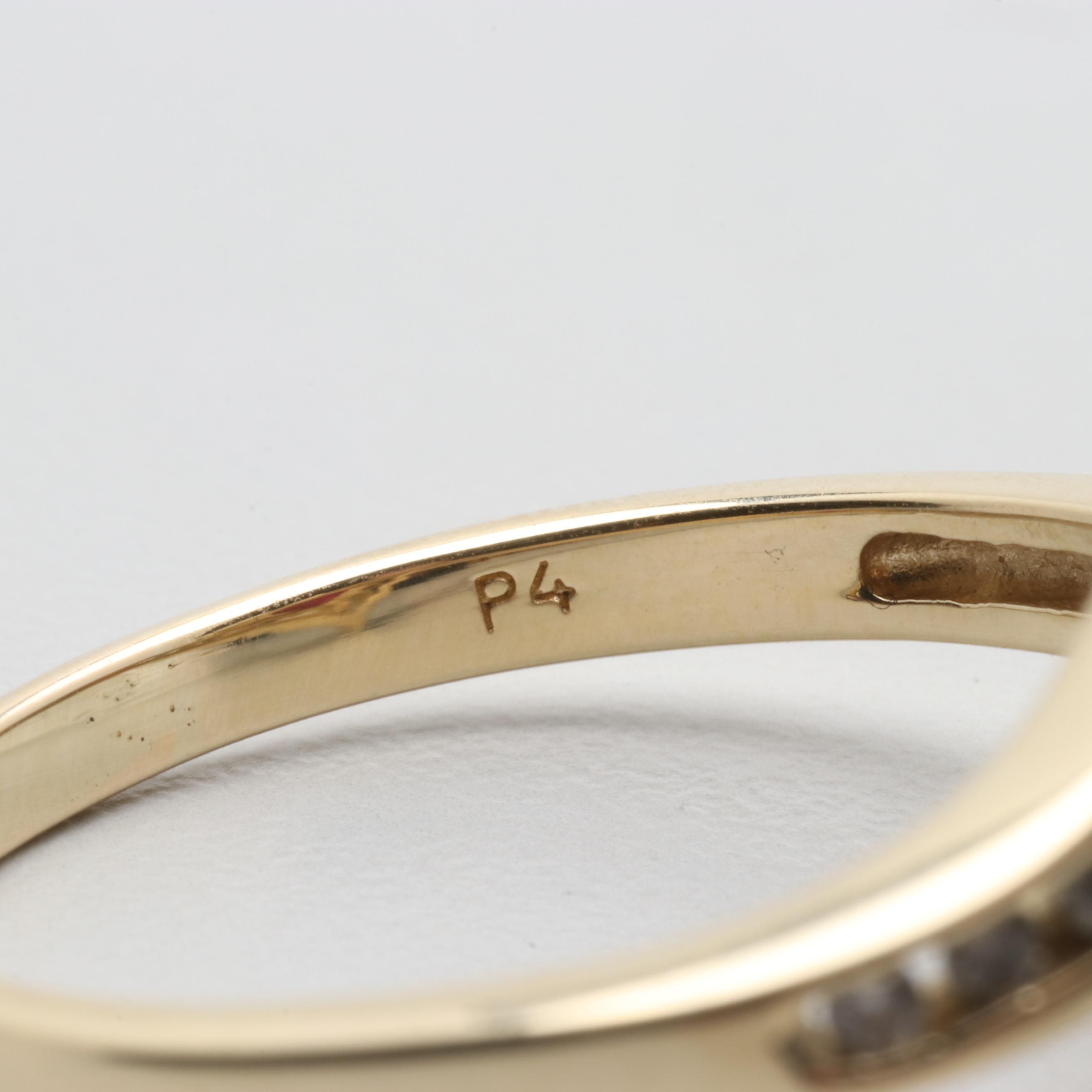 Alwand Vahan 14K Yellow Gold Ruby and Diamond Bypass Ring