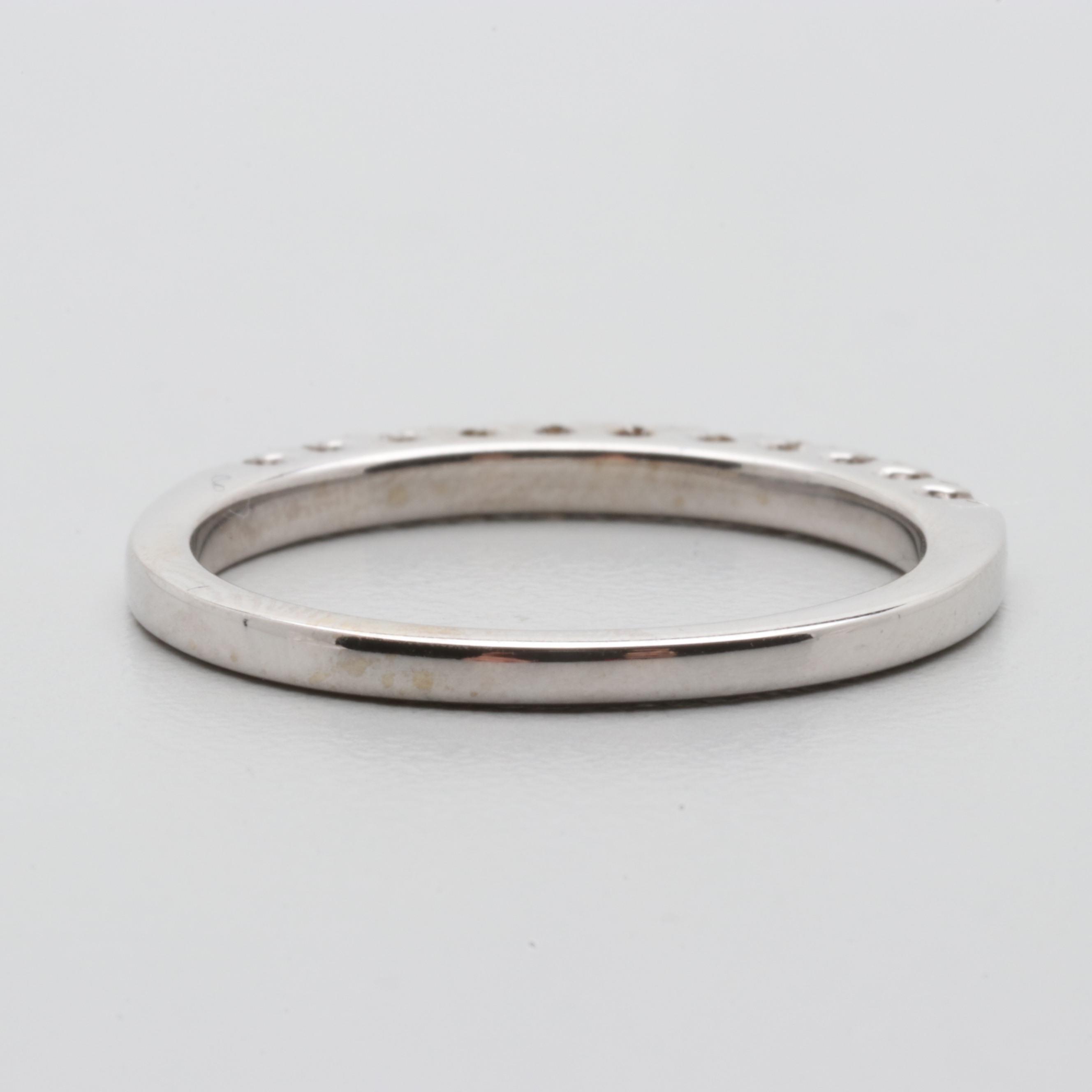 14K White Gold Diamond Ring