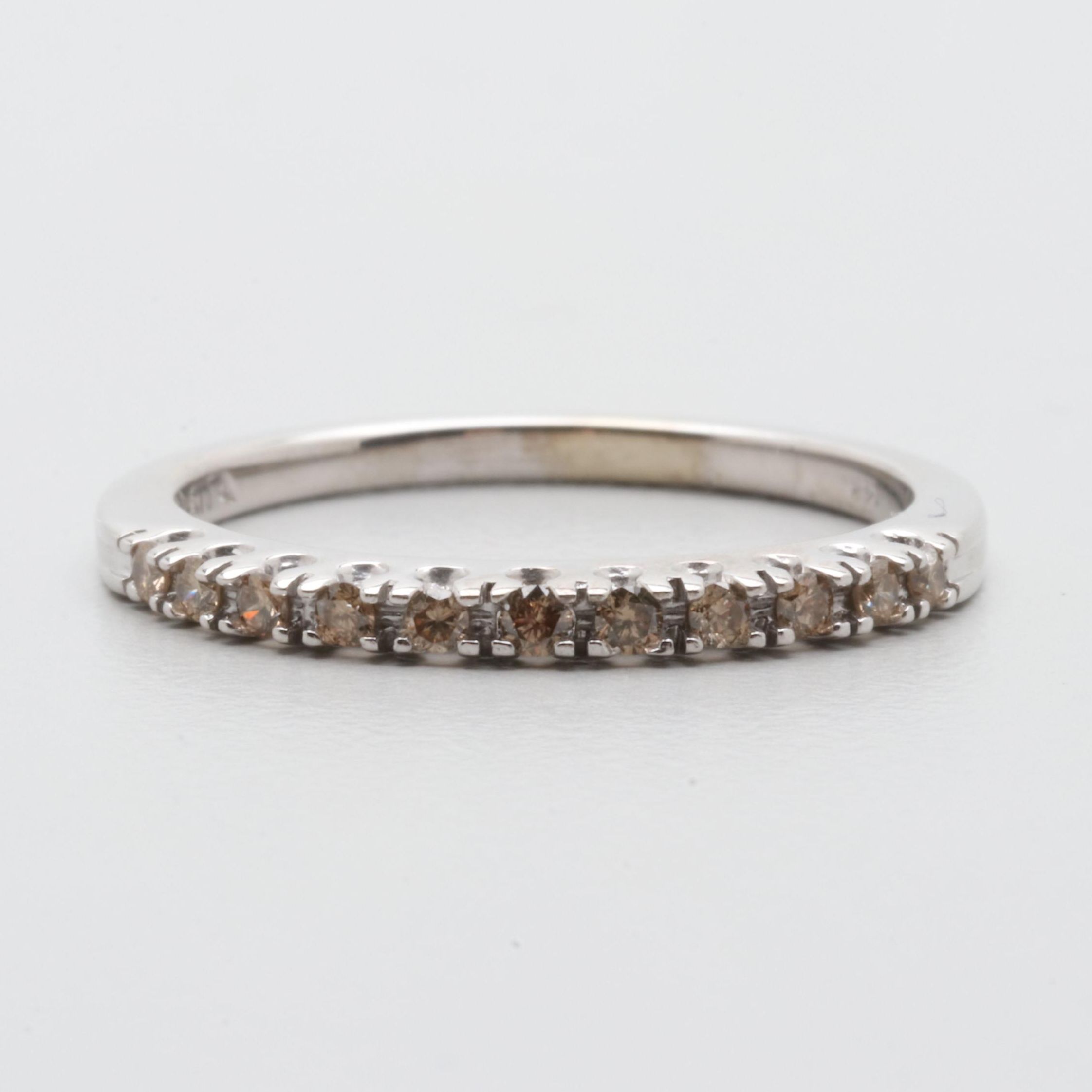 14K White Gold Diamond Ring