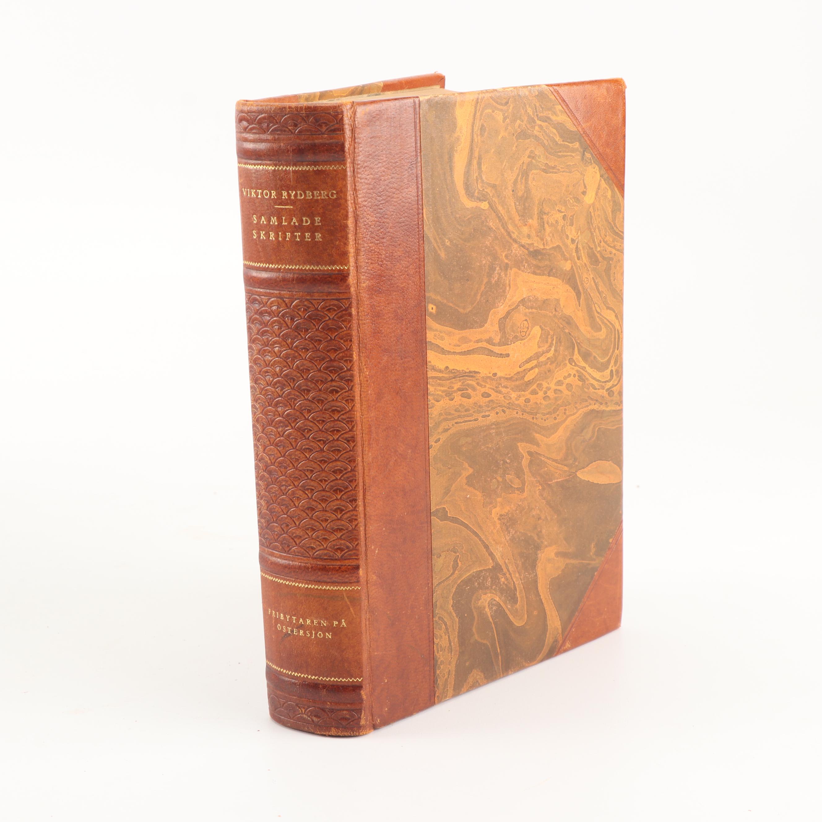 1922 "Skrifter av Viktor Rydberg" and Other Books