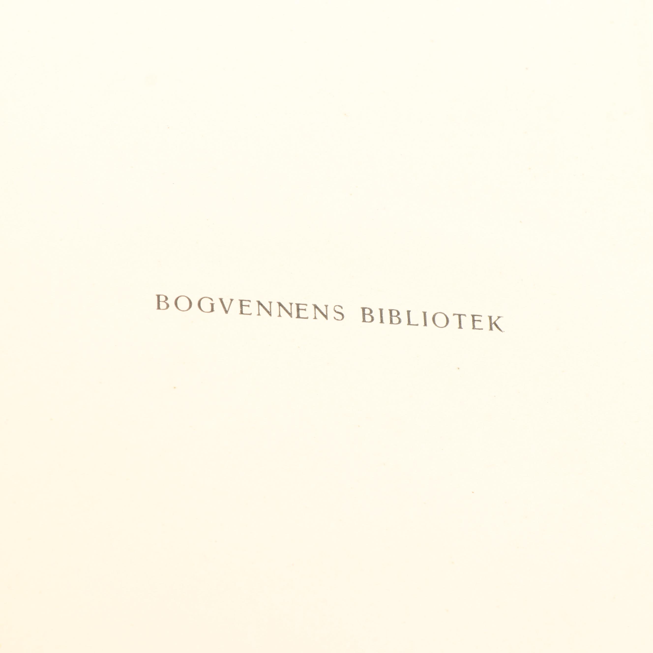 1922 "Skrifter av Viktor Rydberg" and Other Books