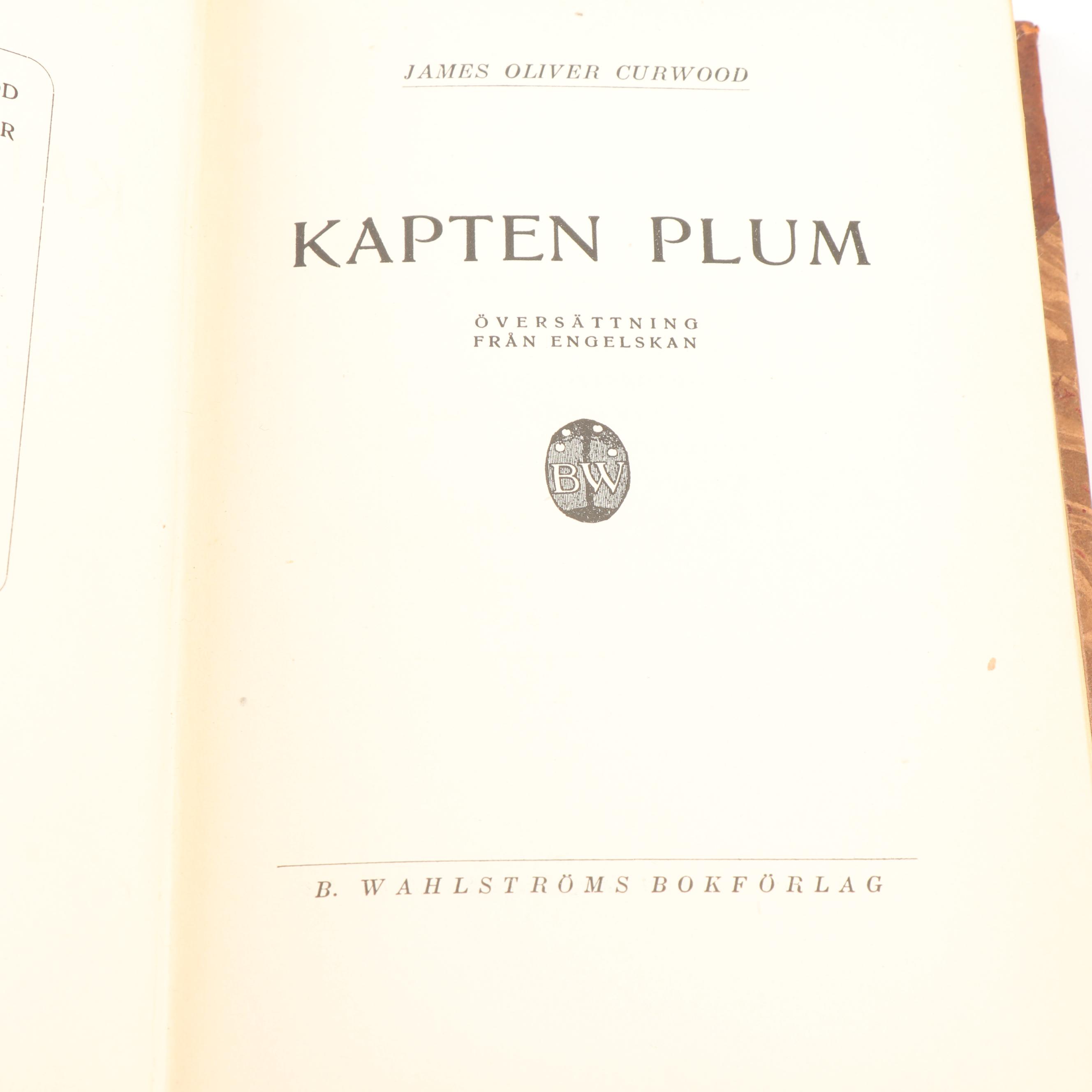 1922 "Skrifter av Viktor Rydberg" and Other Books