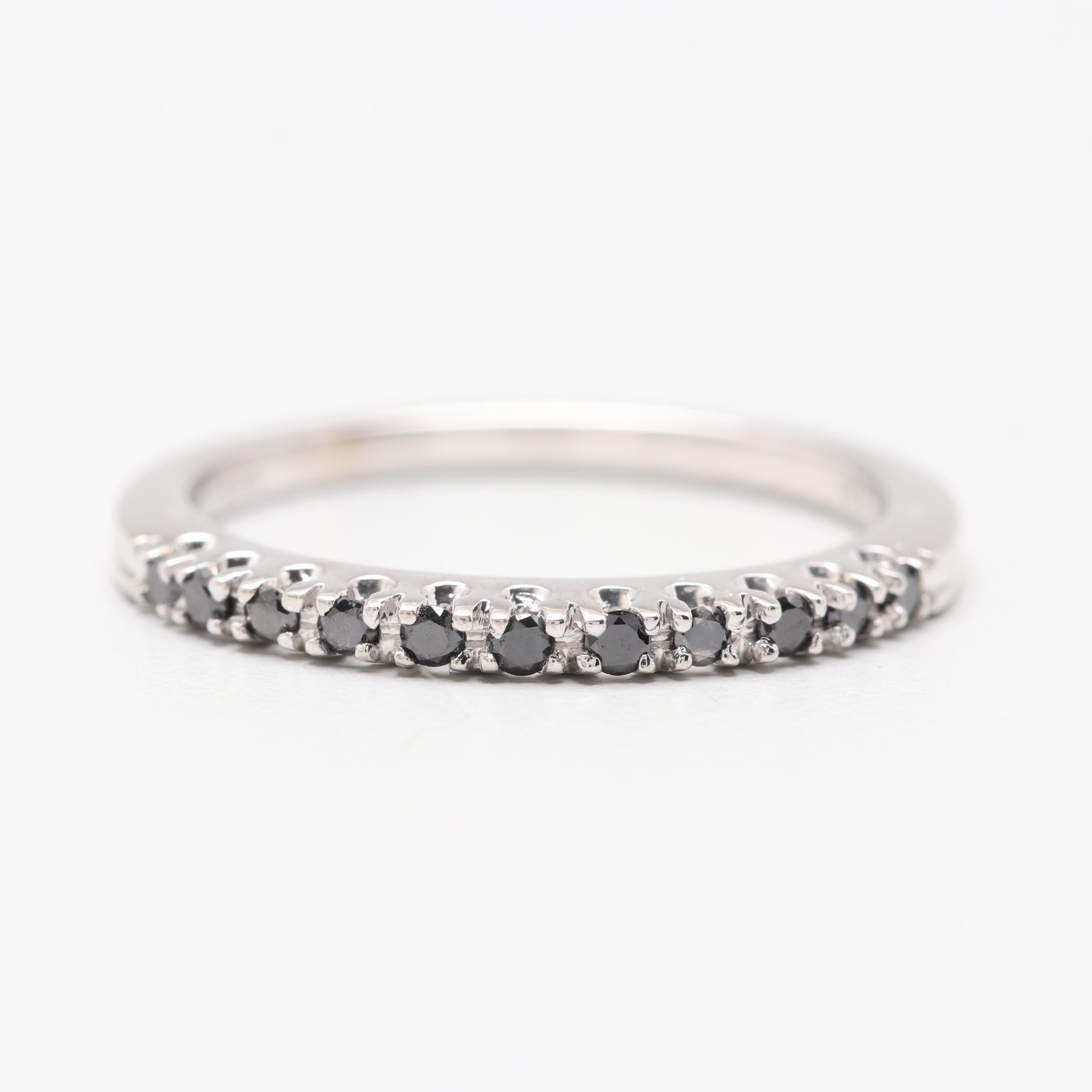 14K White Gold Diamond Ring