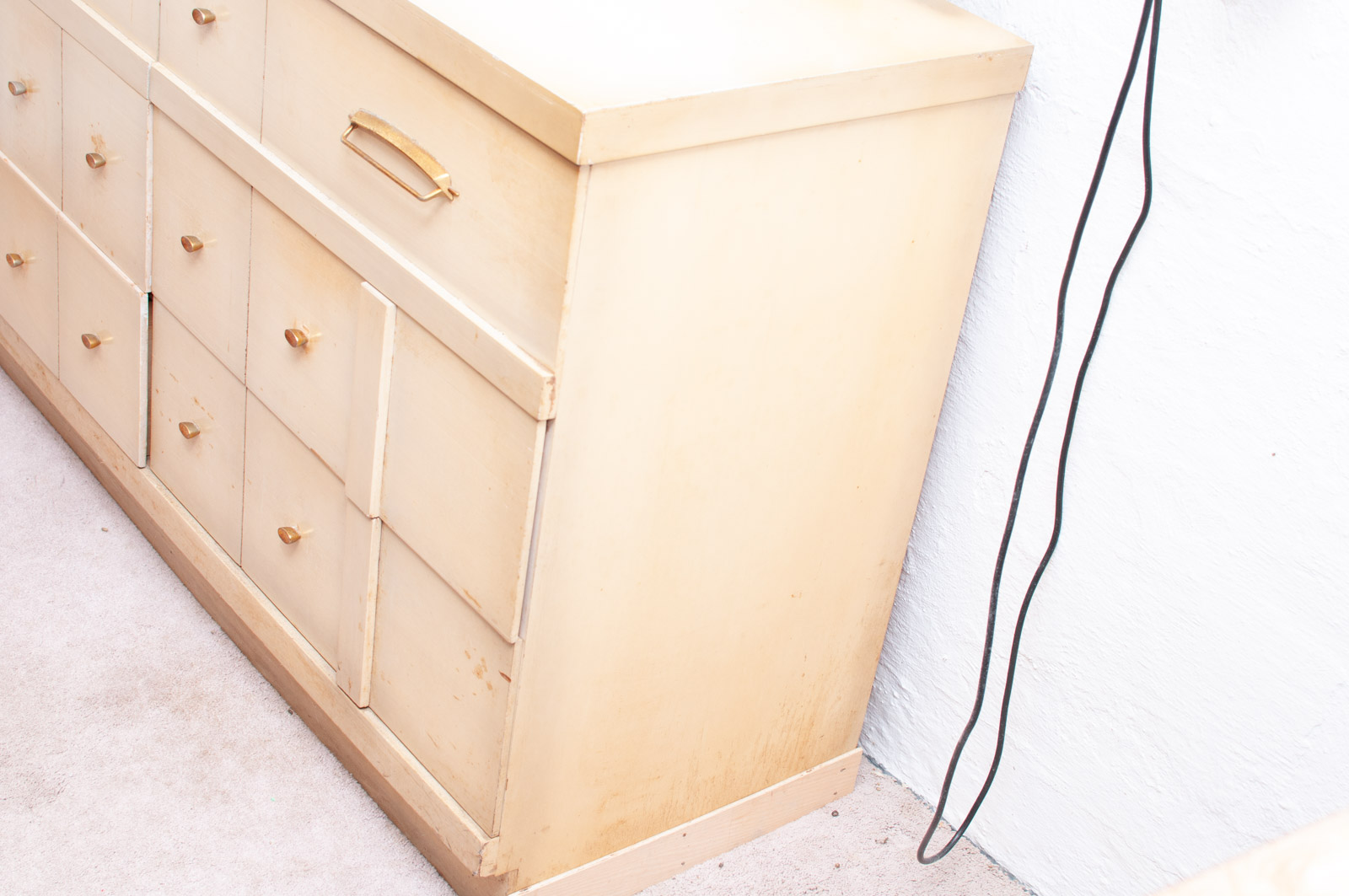 Pair of Mid Century Modern Blonde Wood Chest of Drawers, Mid-20th Century