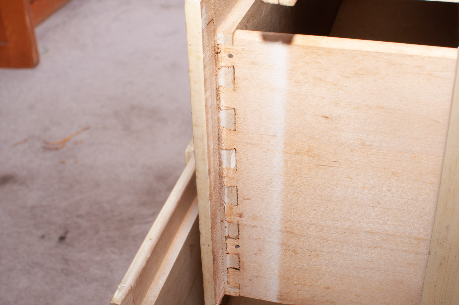 Pair of Mid Century Modern Blonde Wood Chest of Drawers, Mid-20th Century