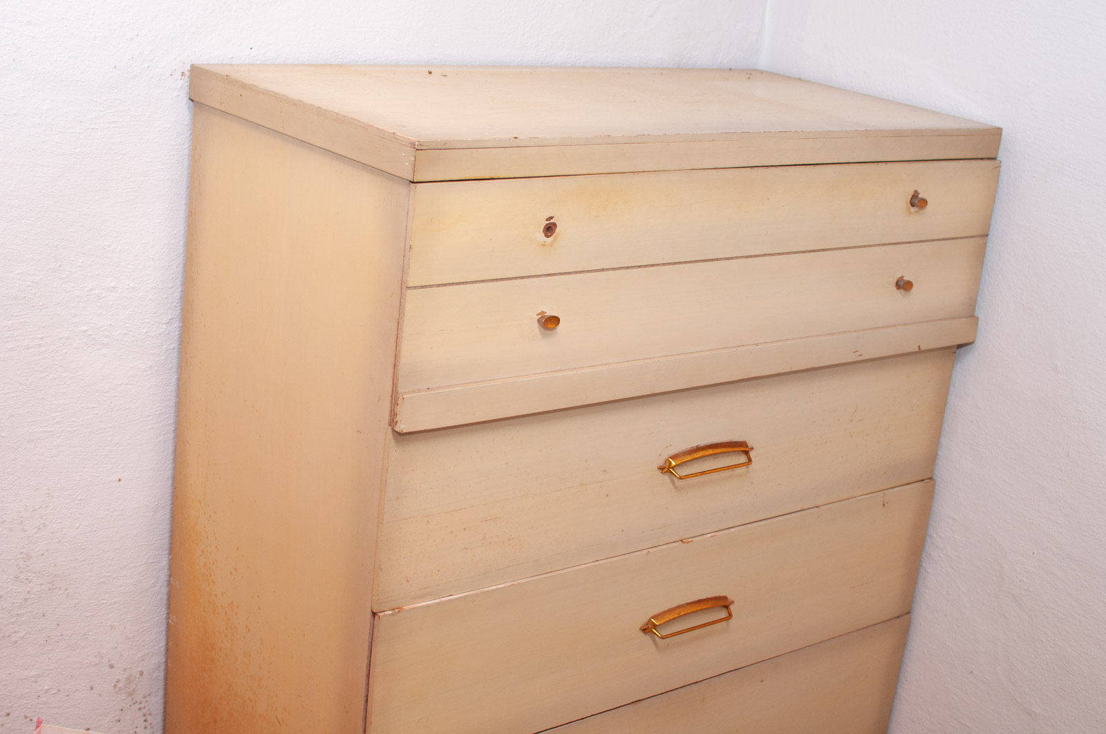 Pair of Mid Century Modern Blonde Wood Chest of Drawers, Mid-20th Century