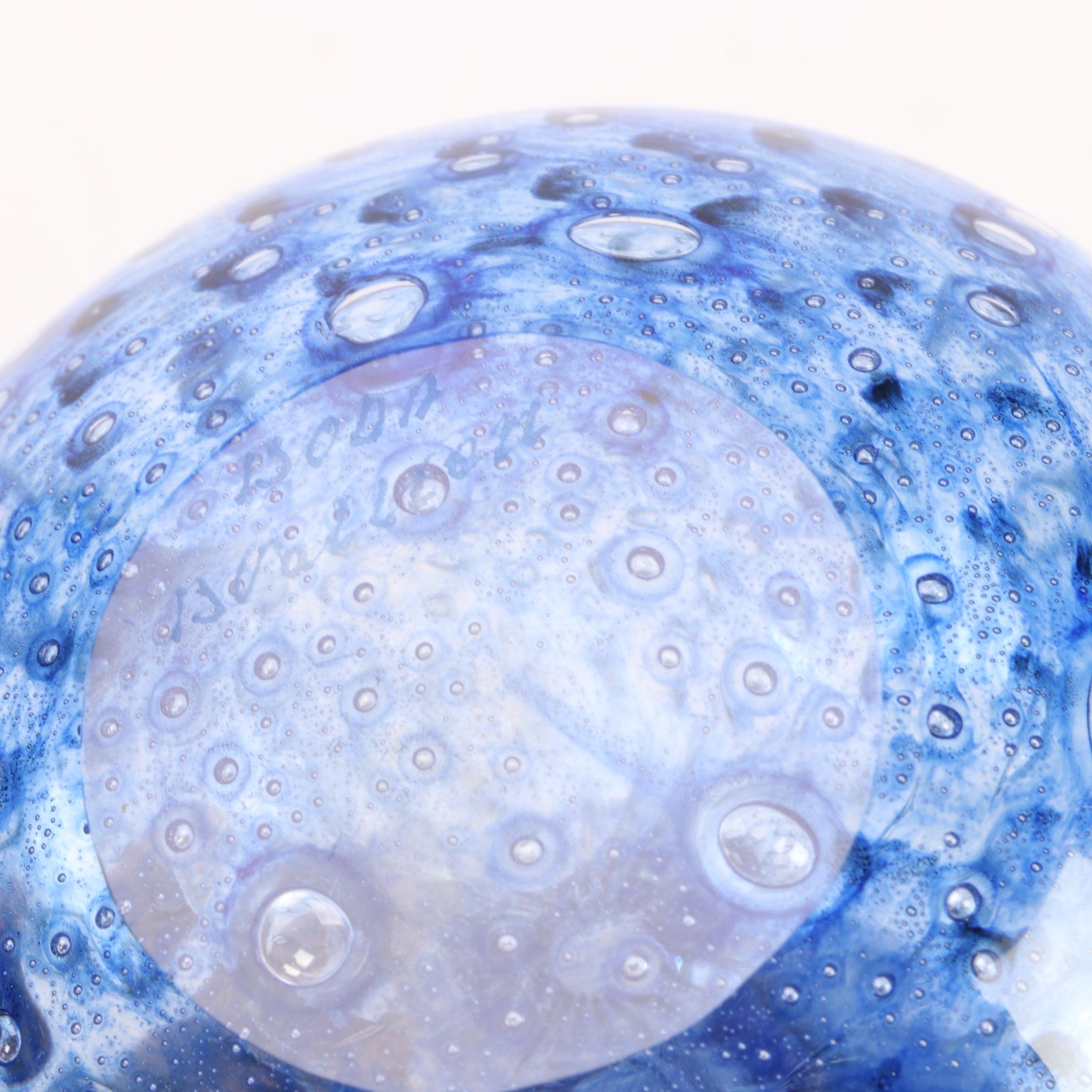 Japanese Dolphin Glass Vase, Signed Bertil Vallien Kosta Boda Vase and Murano