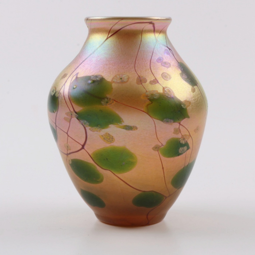 Tiffany Studios Millefiori Favrile Glass Vase