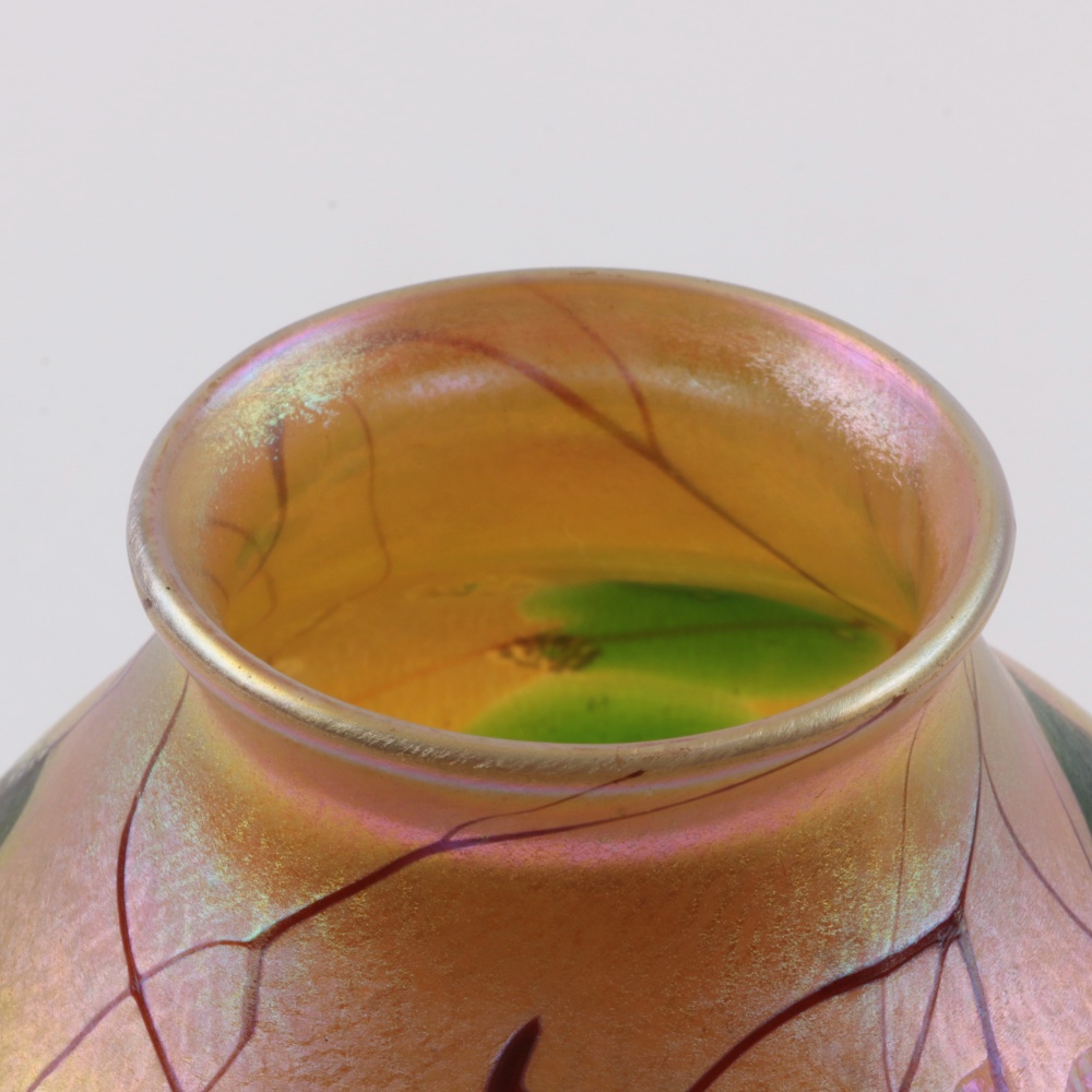 Tiffany Studios Millefiori Favrile Glass Vase