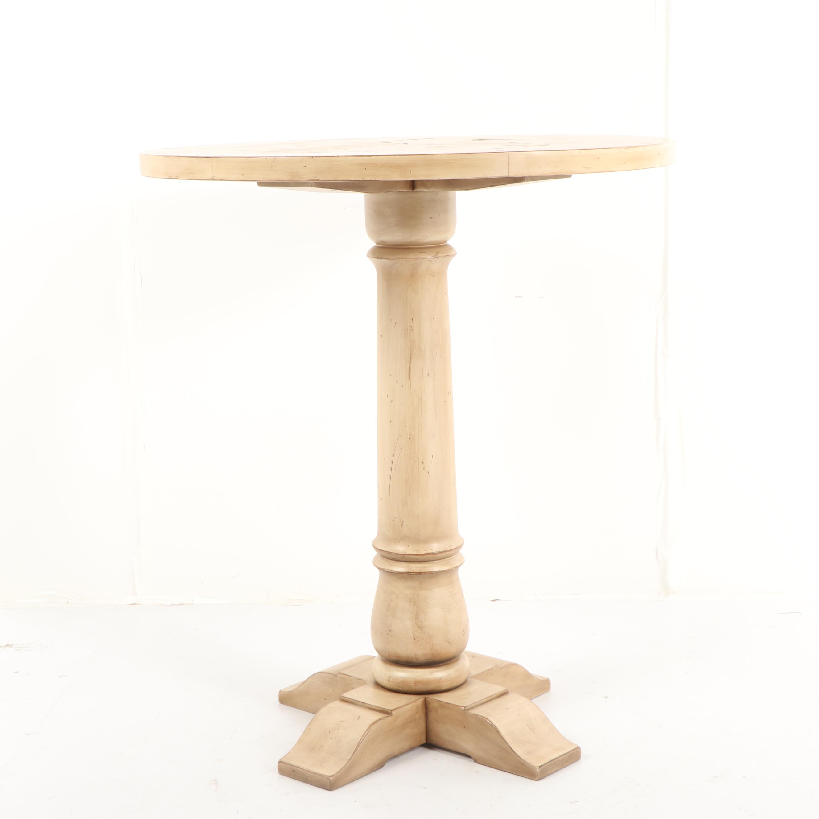 Turned Pedestal Pub Table
