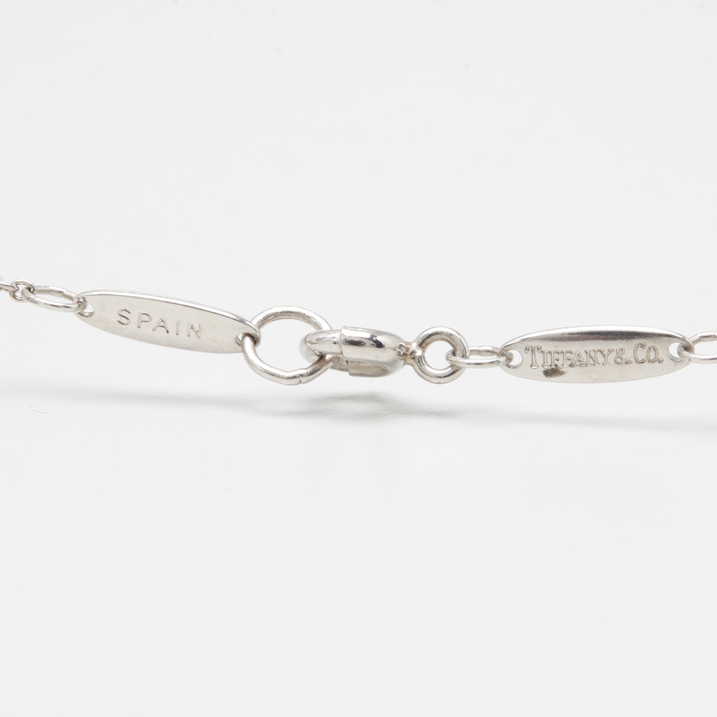 Elsa Peretti for Tiffany & Co. Platinum Diamond Heart Necklace