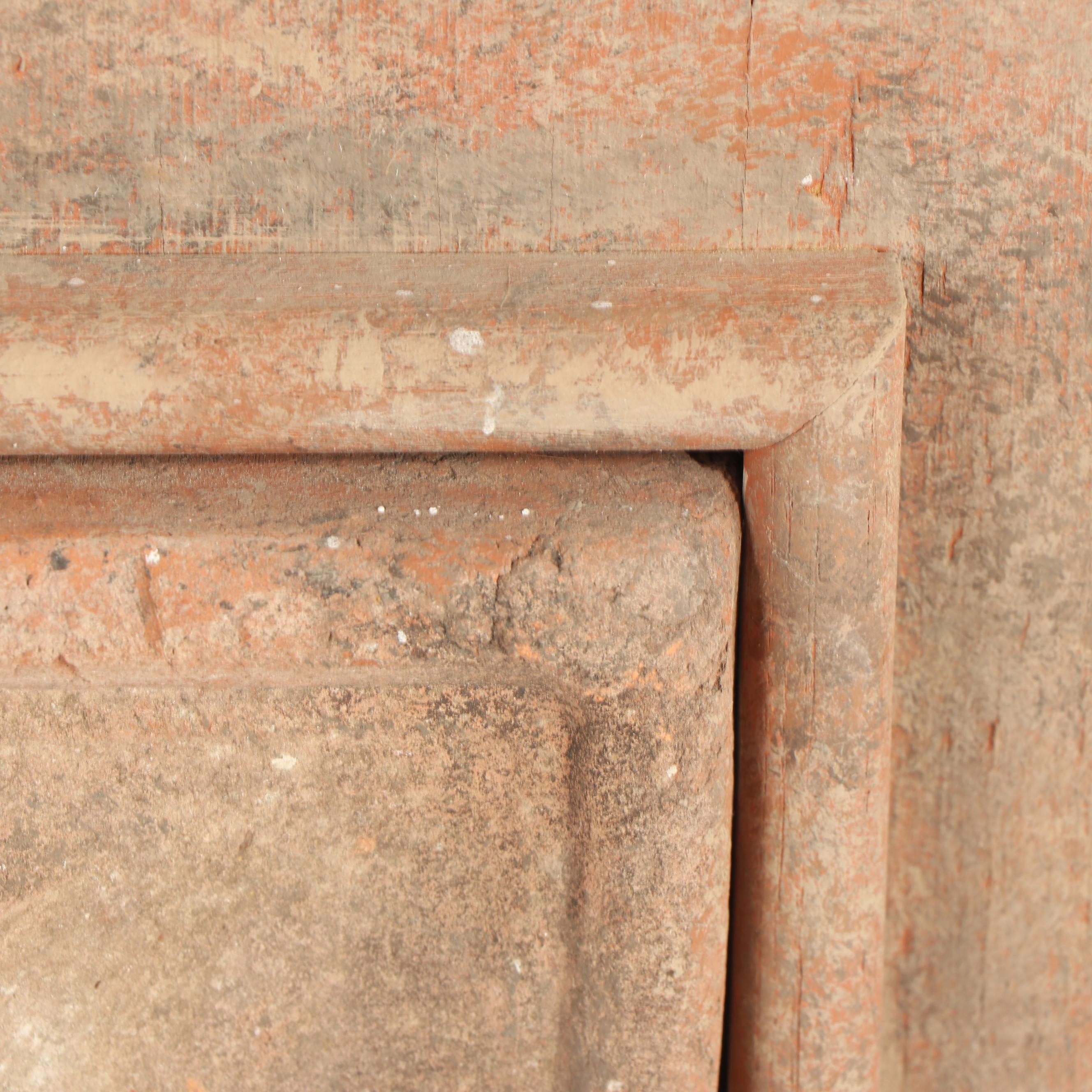 Cast Ceramic Panel with Coat of Arms Motif