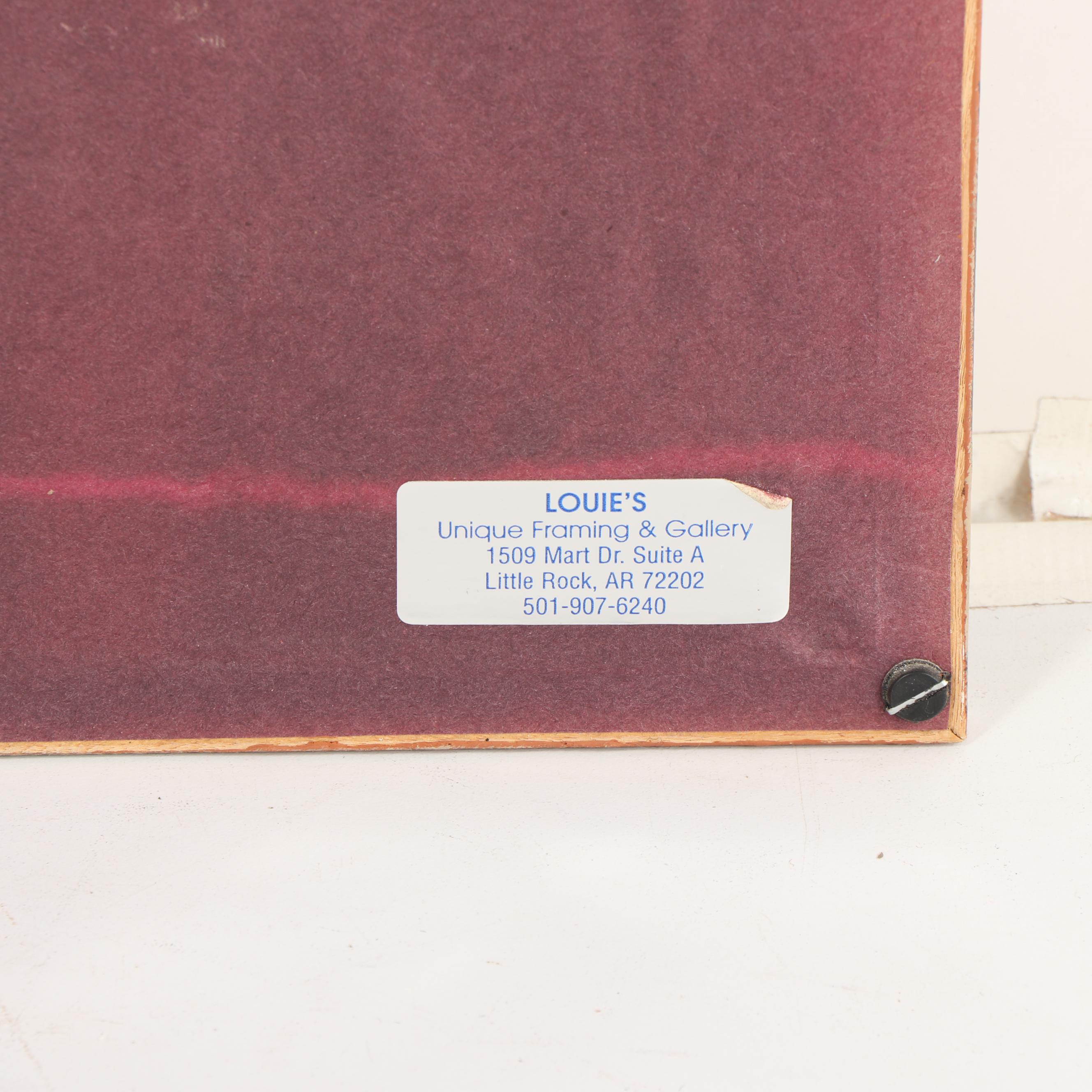 Cast Ceramic Panel with Coat of Arms Motif