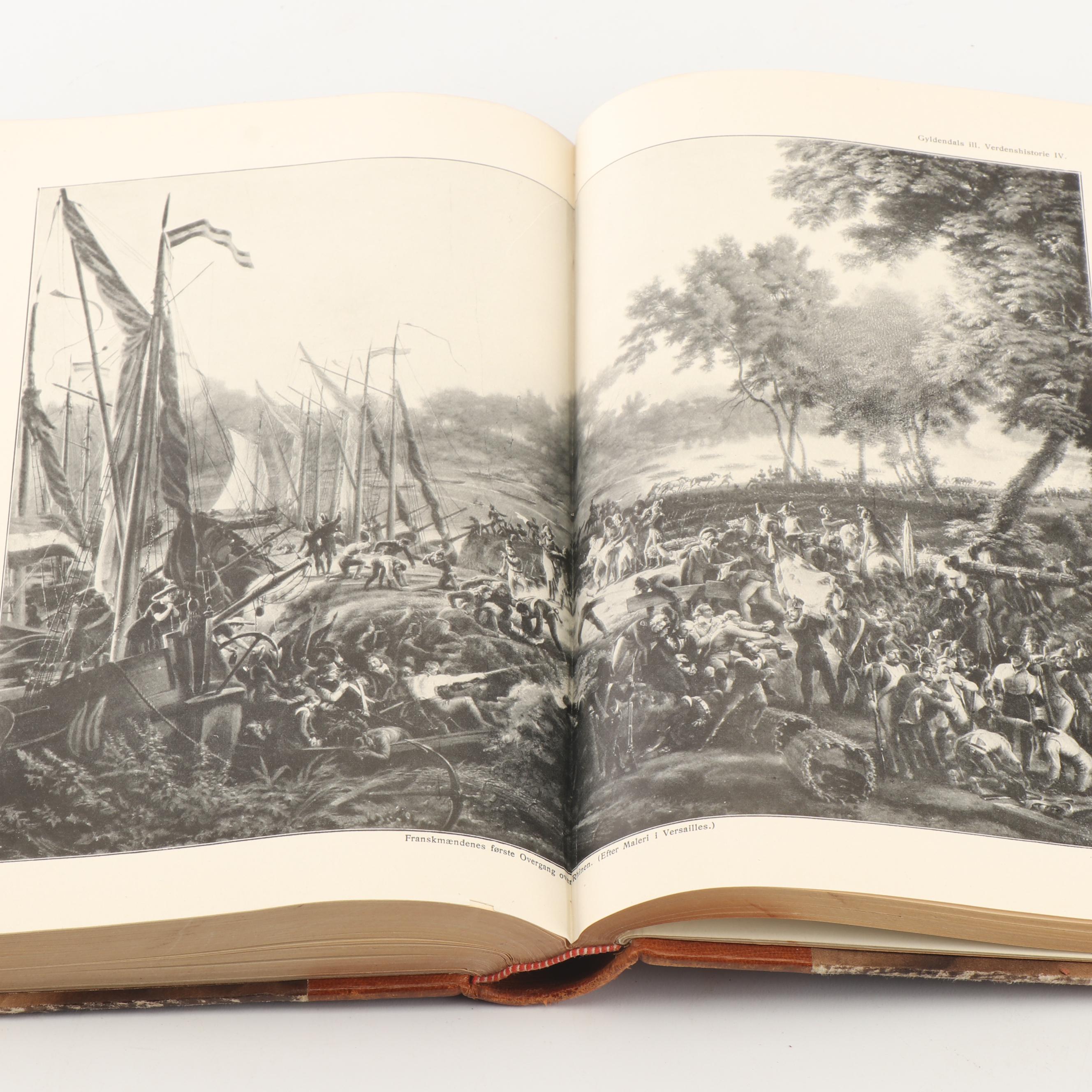 1928 "Borgslægtens Historie" by Gunnar Gunnarsson and Other Books