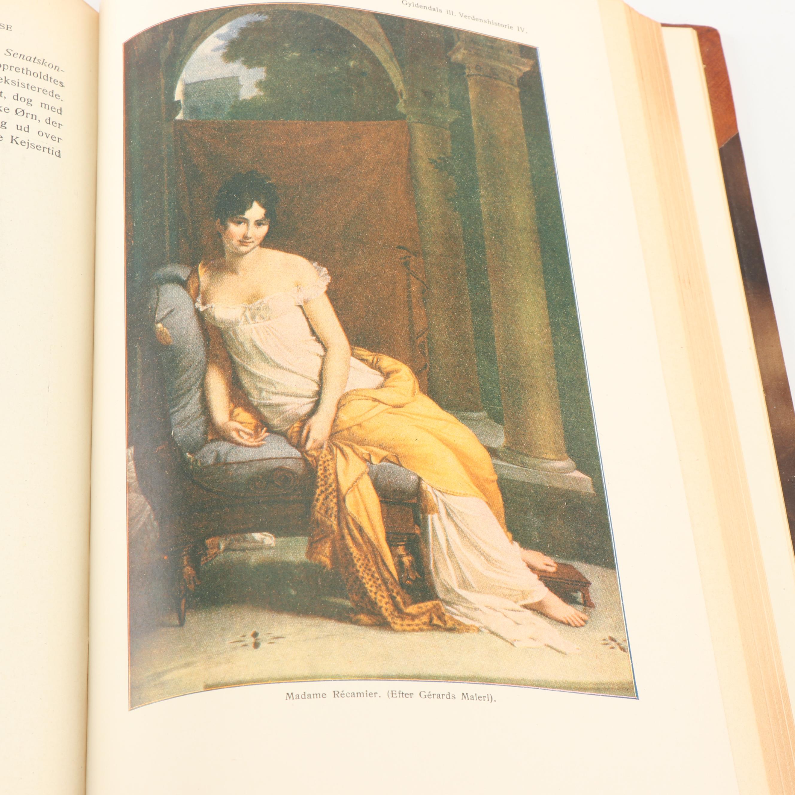 1928 "Borgslægtens Historie" by Gunnar Gunnarsson and Other Books