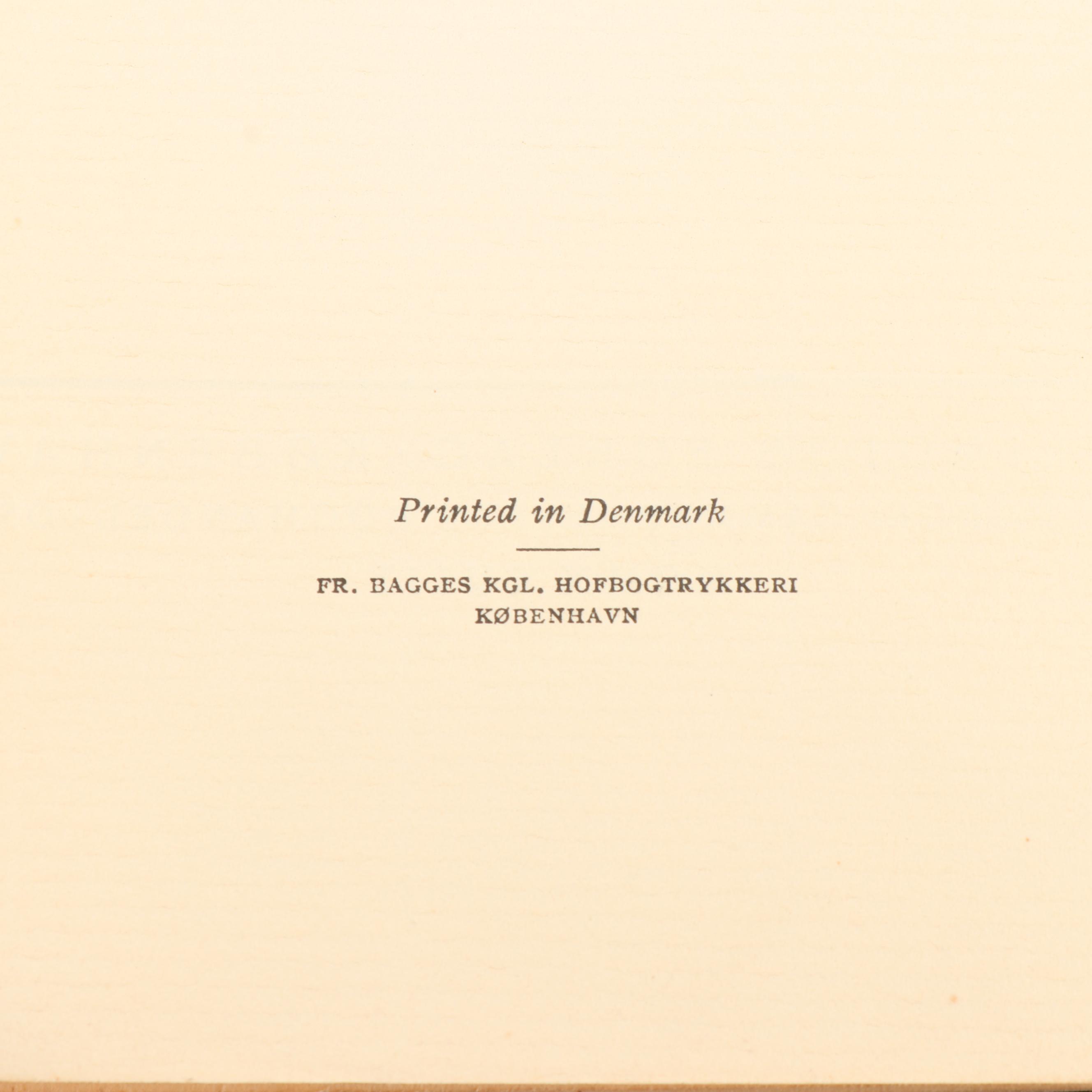 1928 "Borgslægtens Historie" by Gunnar Gunnarsson and Other Books