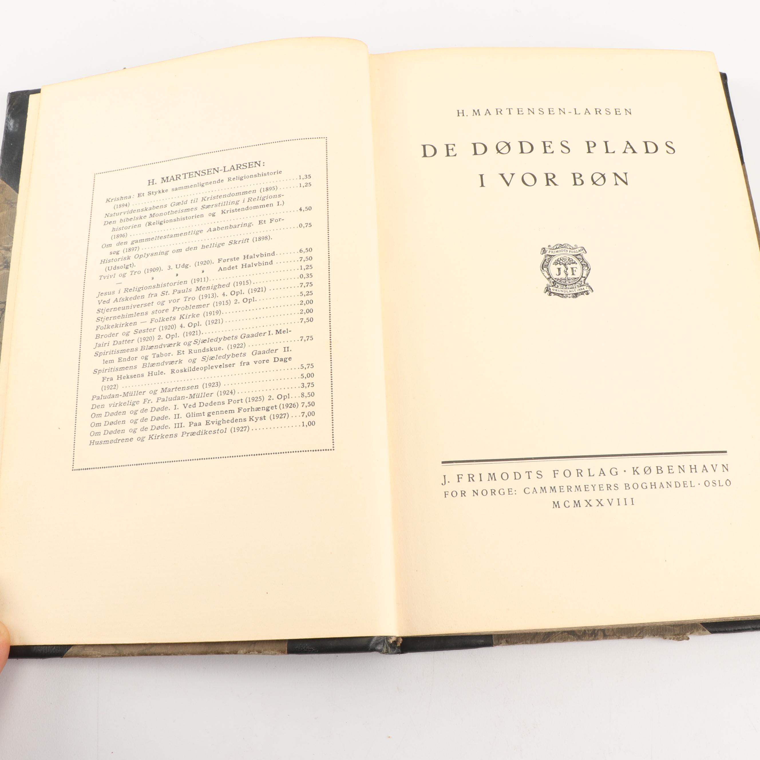 1928 "Borgslægtens Historie" by Gunnar Gunnarsson and Other Books