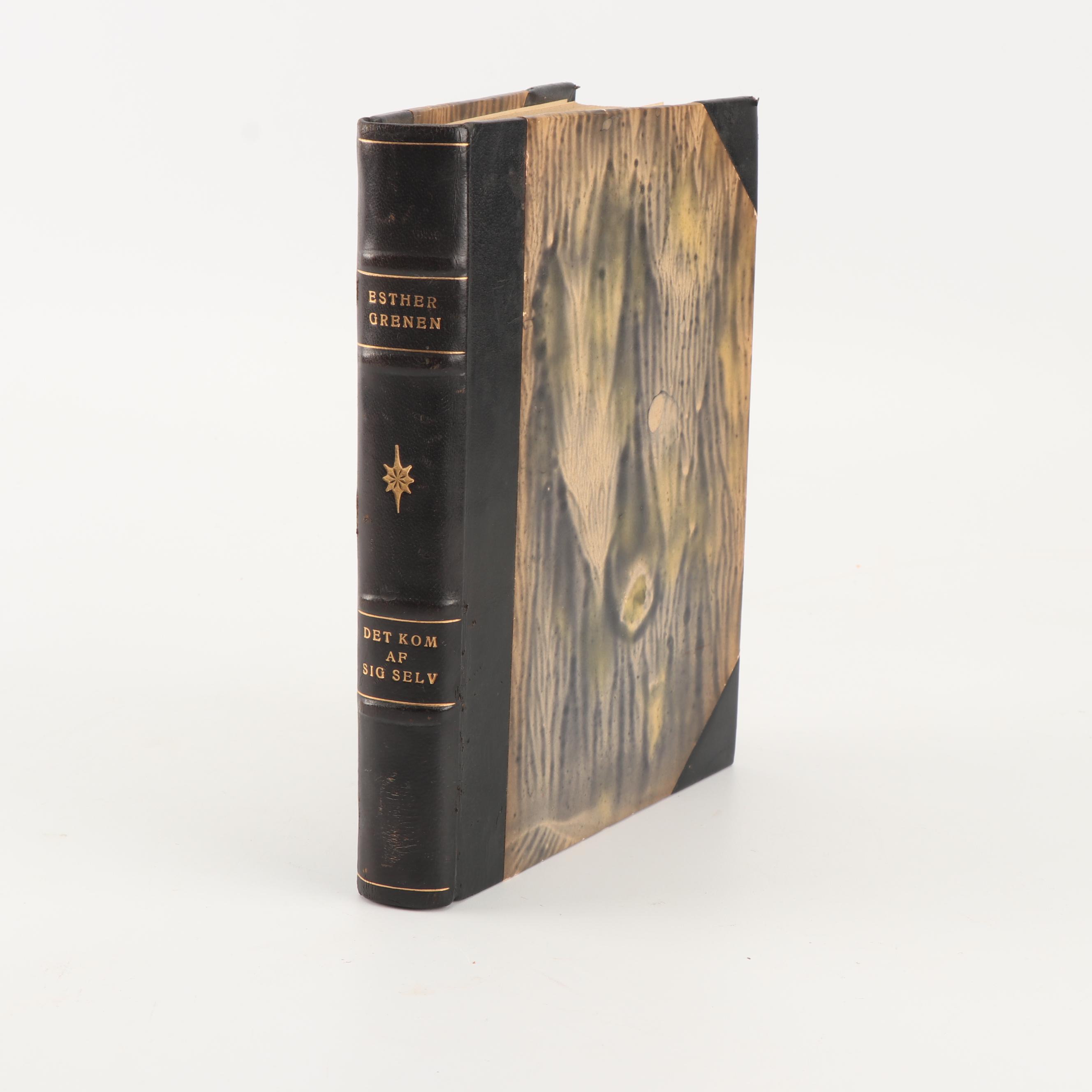 1928 "Borgslægtens Historie" by Gunnar Gunnarsson and Other Books