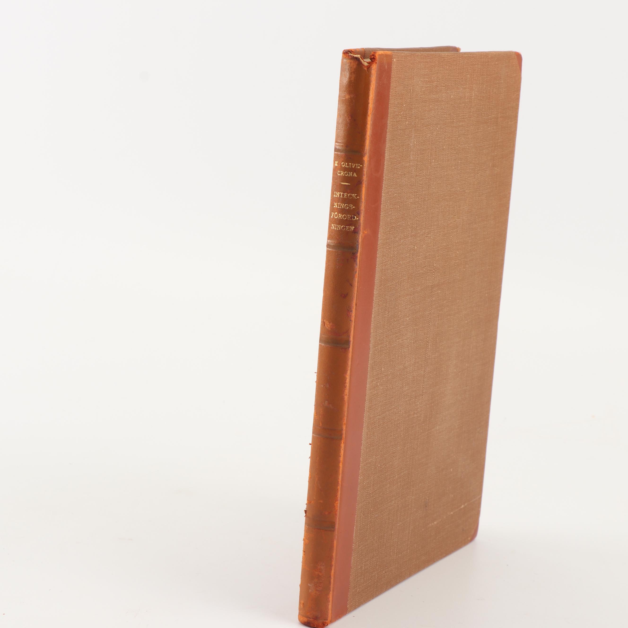 1928 "Borgslægtens Historie" by Gunnar Gunnarsson and Other Books