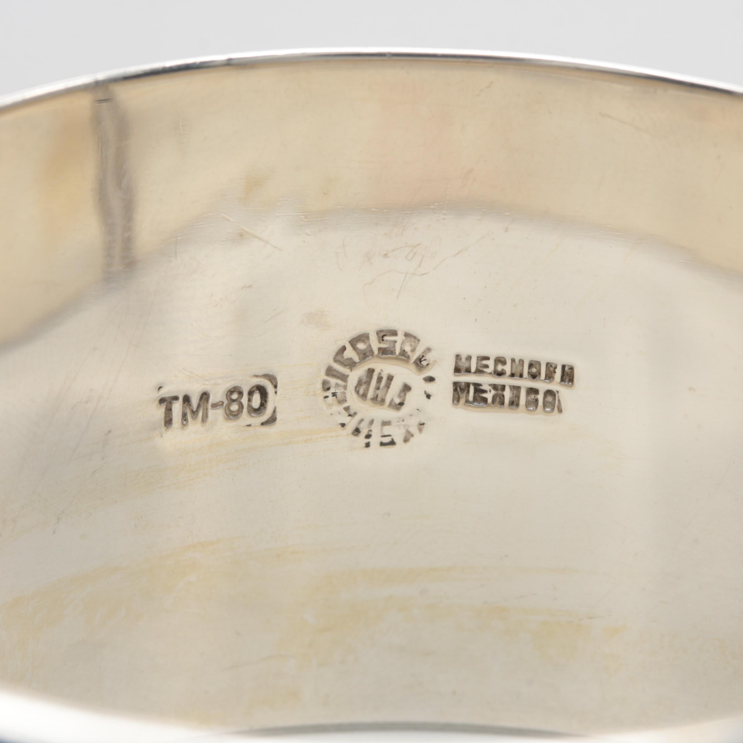 Sterling Silver Hinged Bangle Bracelet