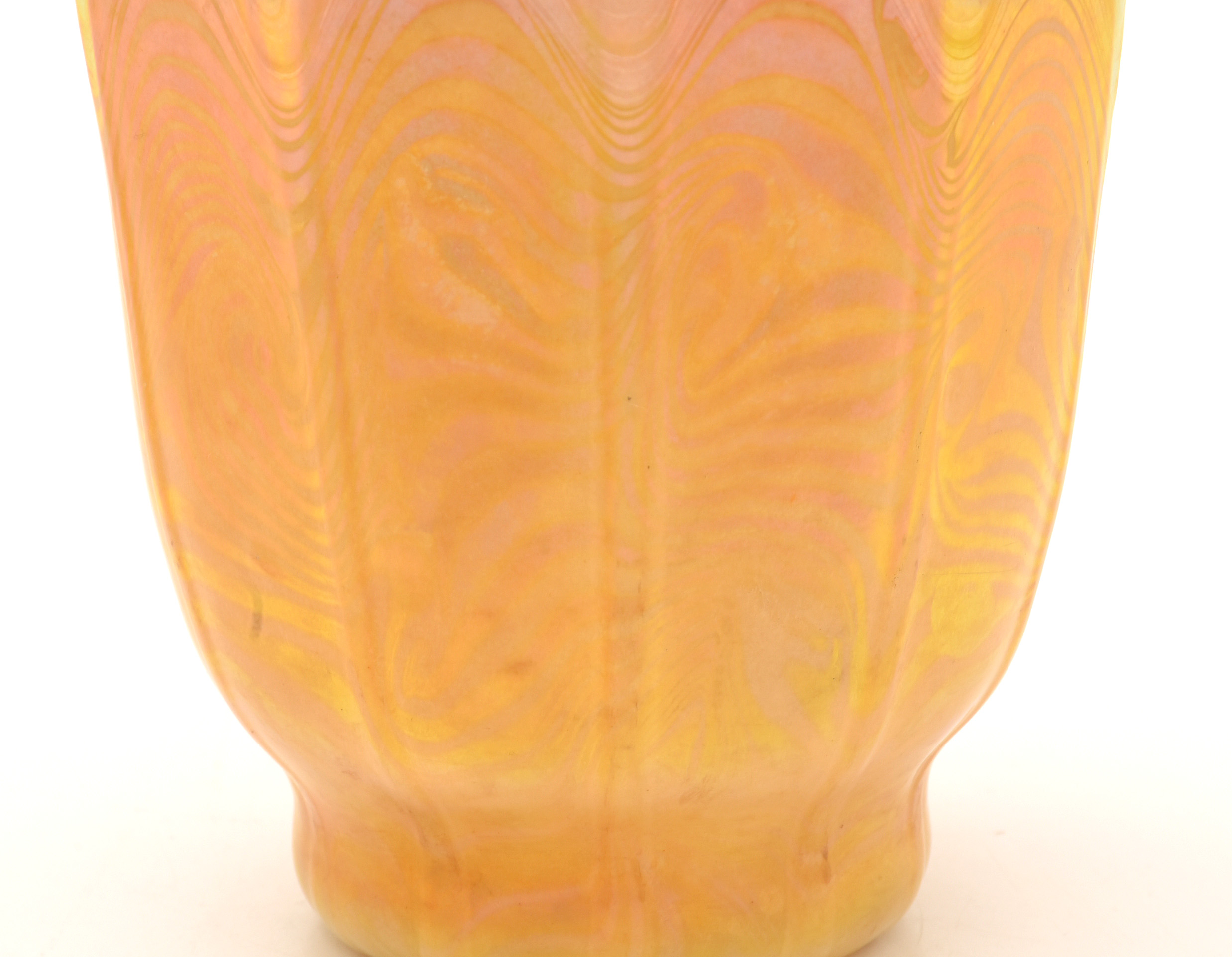 Tiffany Studios Decorated Favrile Glass Vase