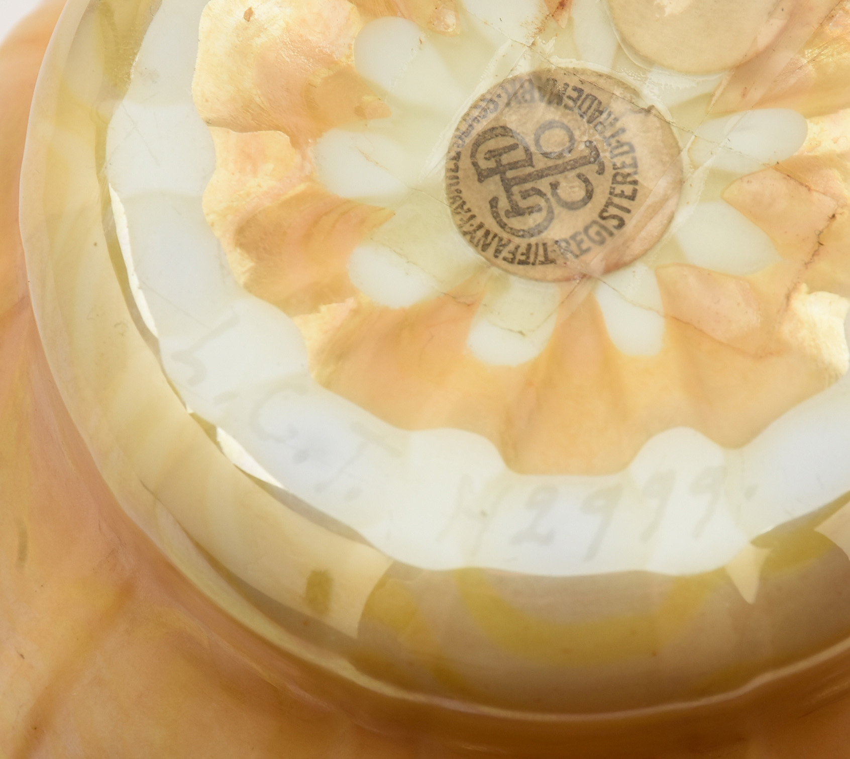 Tiffany Studios Decorated Favrile Glass Vase