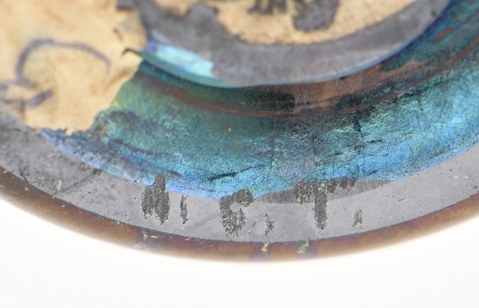 Tiffany Studios Blue Millefiori Favrile Glass Vase