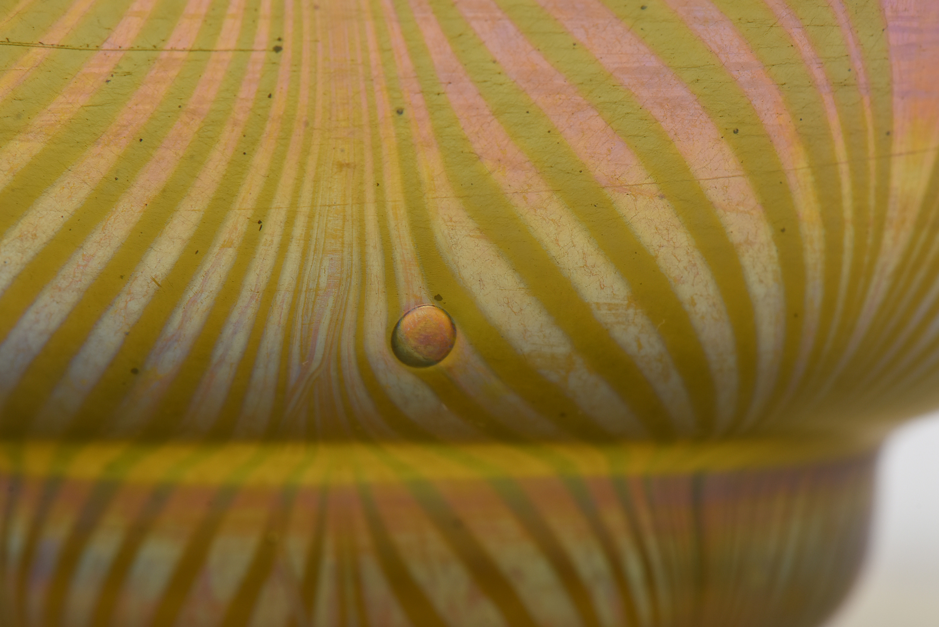 Tiffany Studios Favrile Glass Vase with Pulled Decoration
