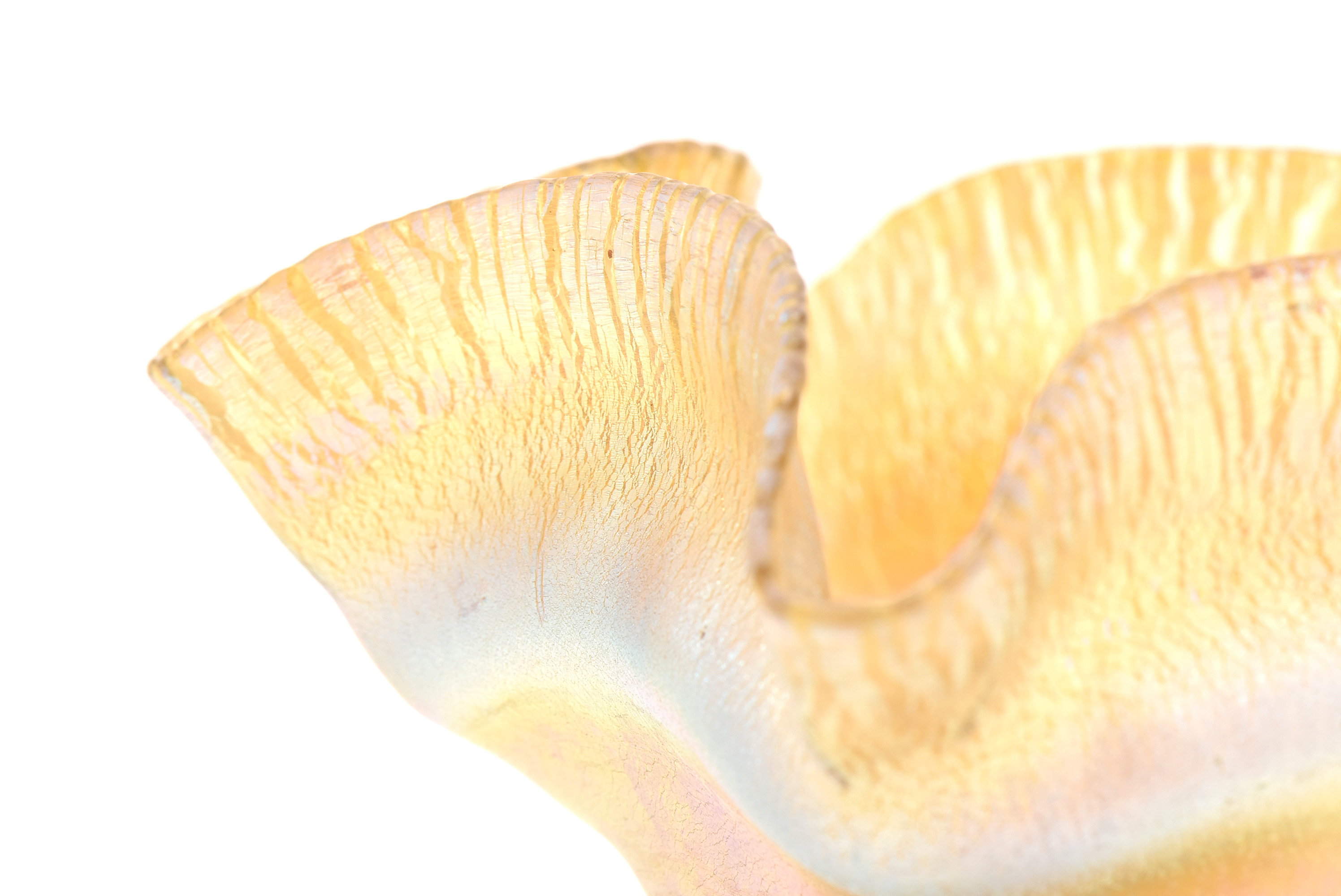 Tiffany Studios Favrile Glass Footed Bowl