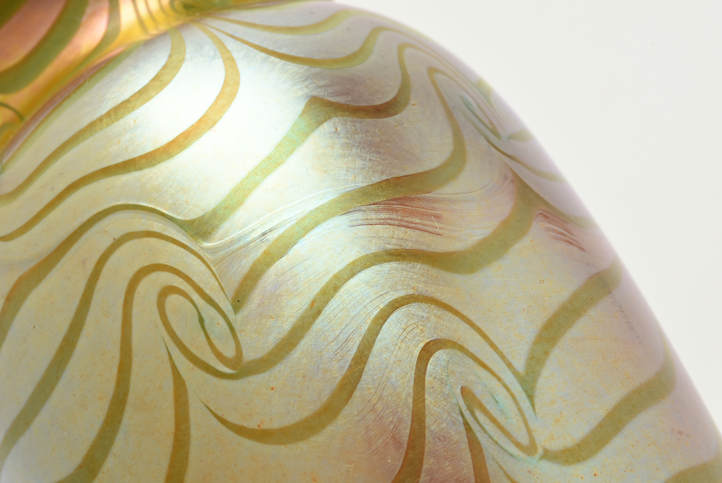 Durand 'King Tut' Iridescent Glass Vase, circa 1925