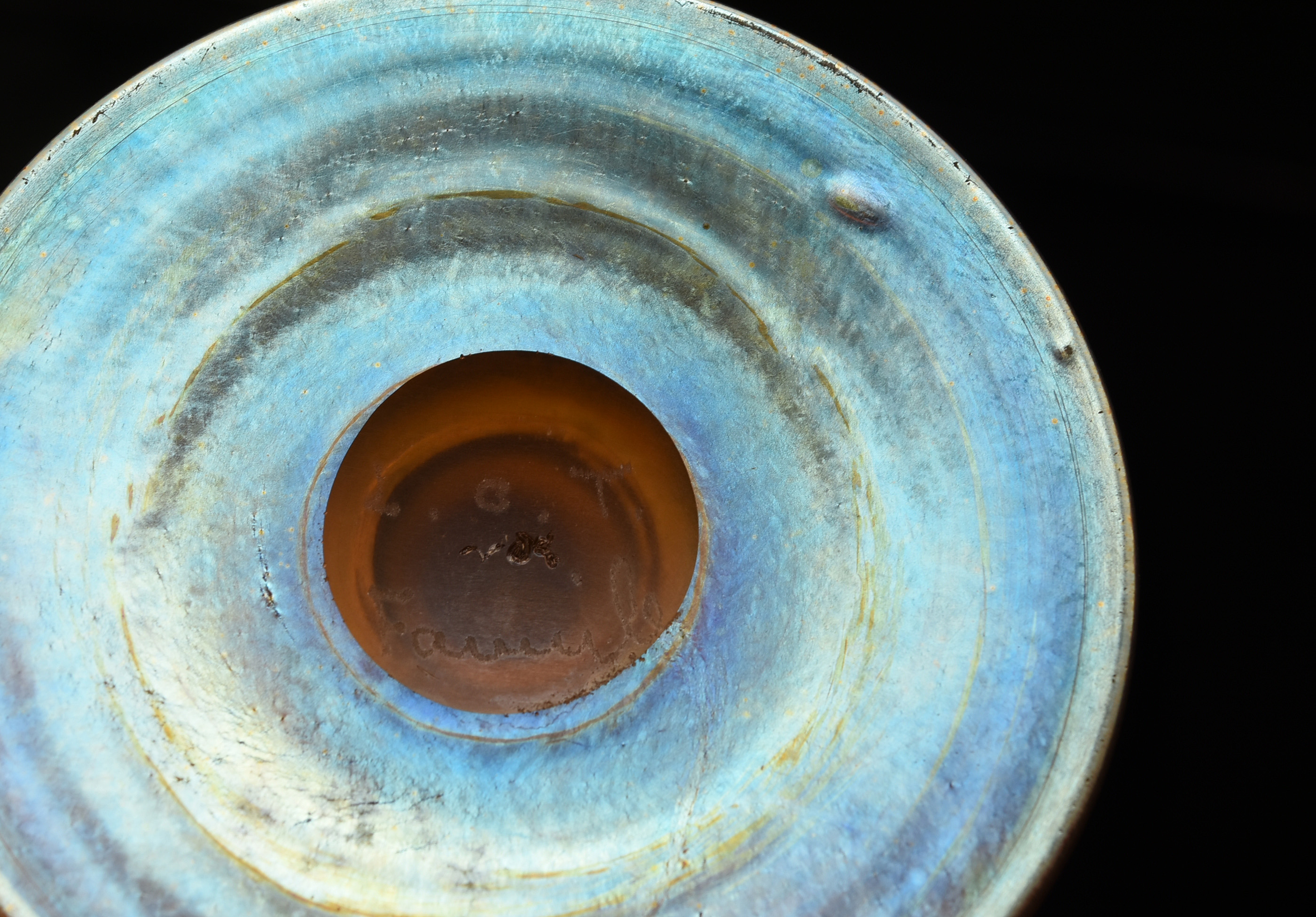 Set of Five Tiffany Studios Favrile Glass Sherry Glasses