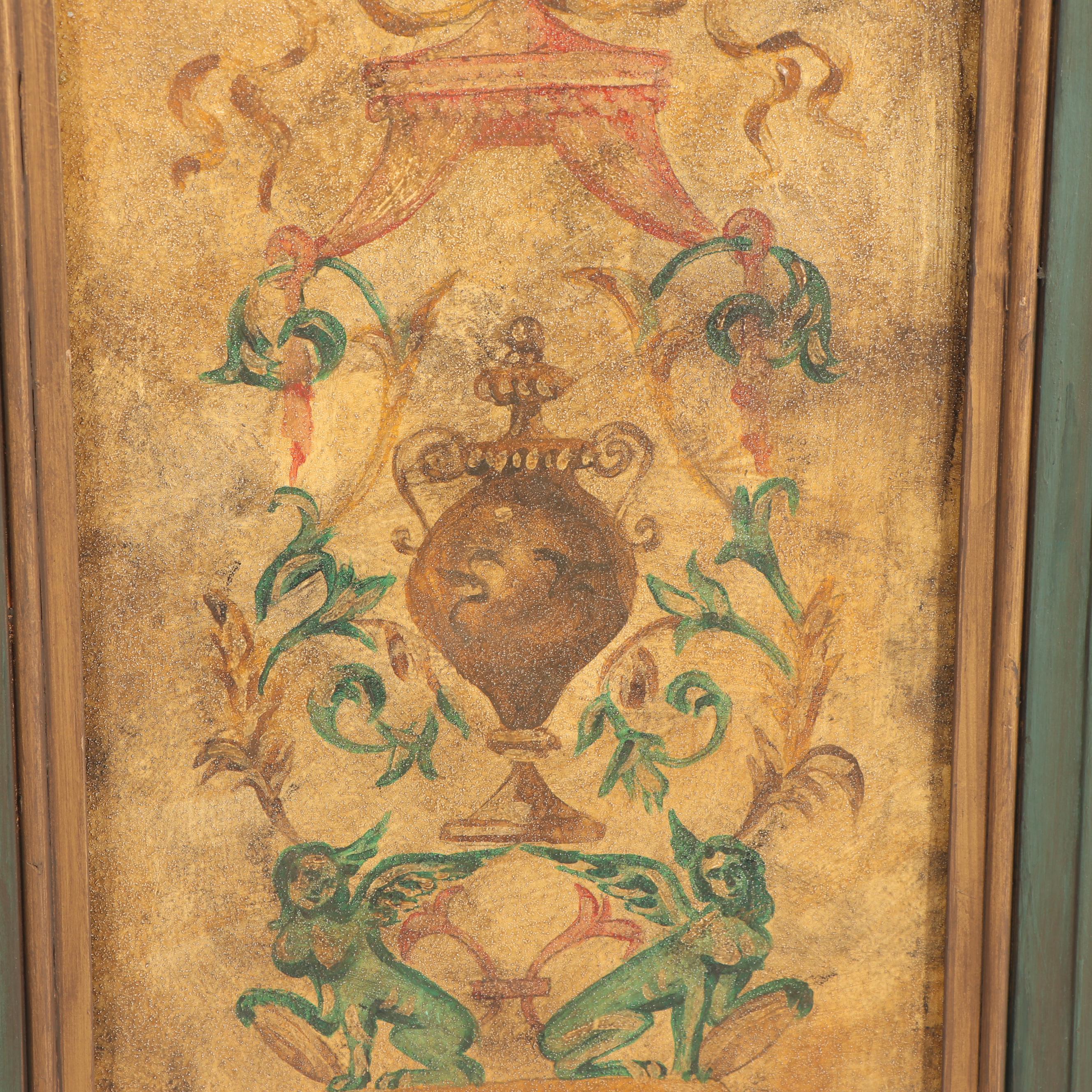 Giclée of Classical Style Urn Motifs