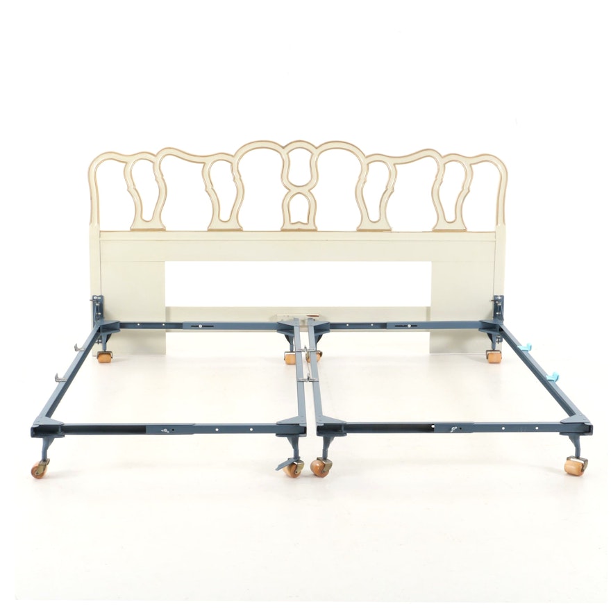 French Provincial Style Queen Size Headboard, Late 20th Century
