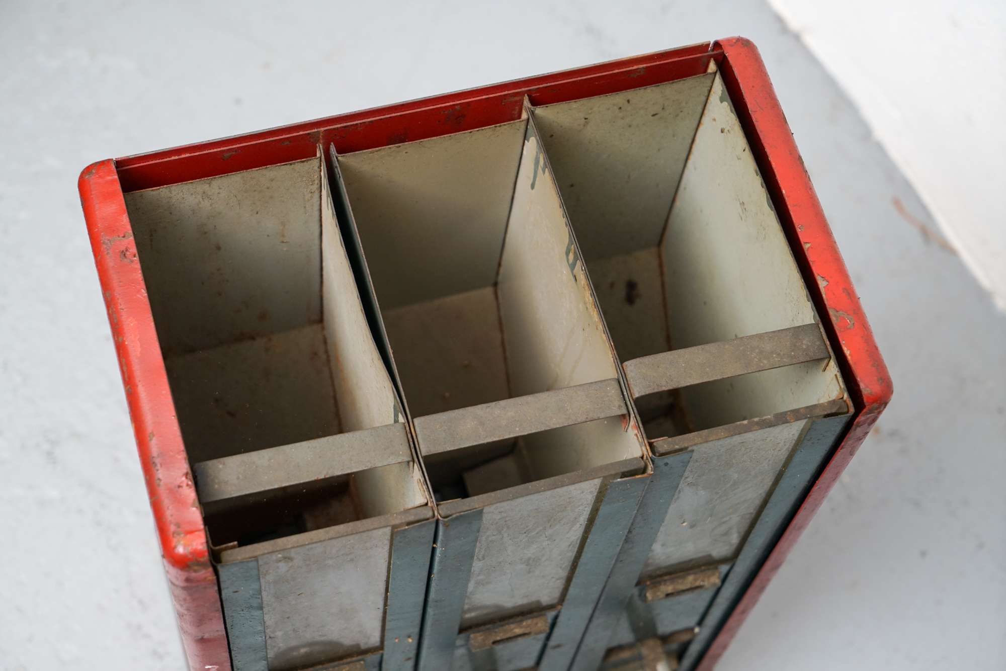 Andrews Mfg. Co. Three Some One Cent Vending Machines, circa 1930s