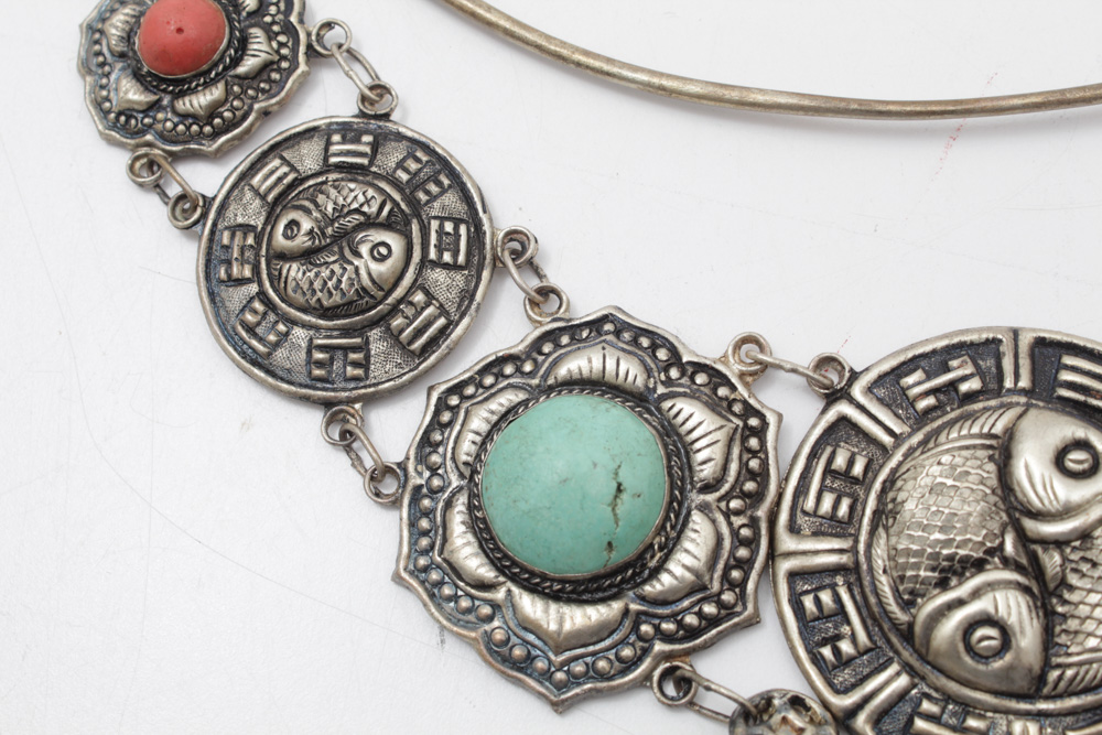 Chinese Costume Jewelry Necklace